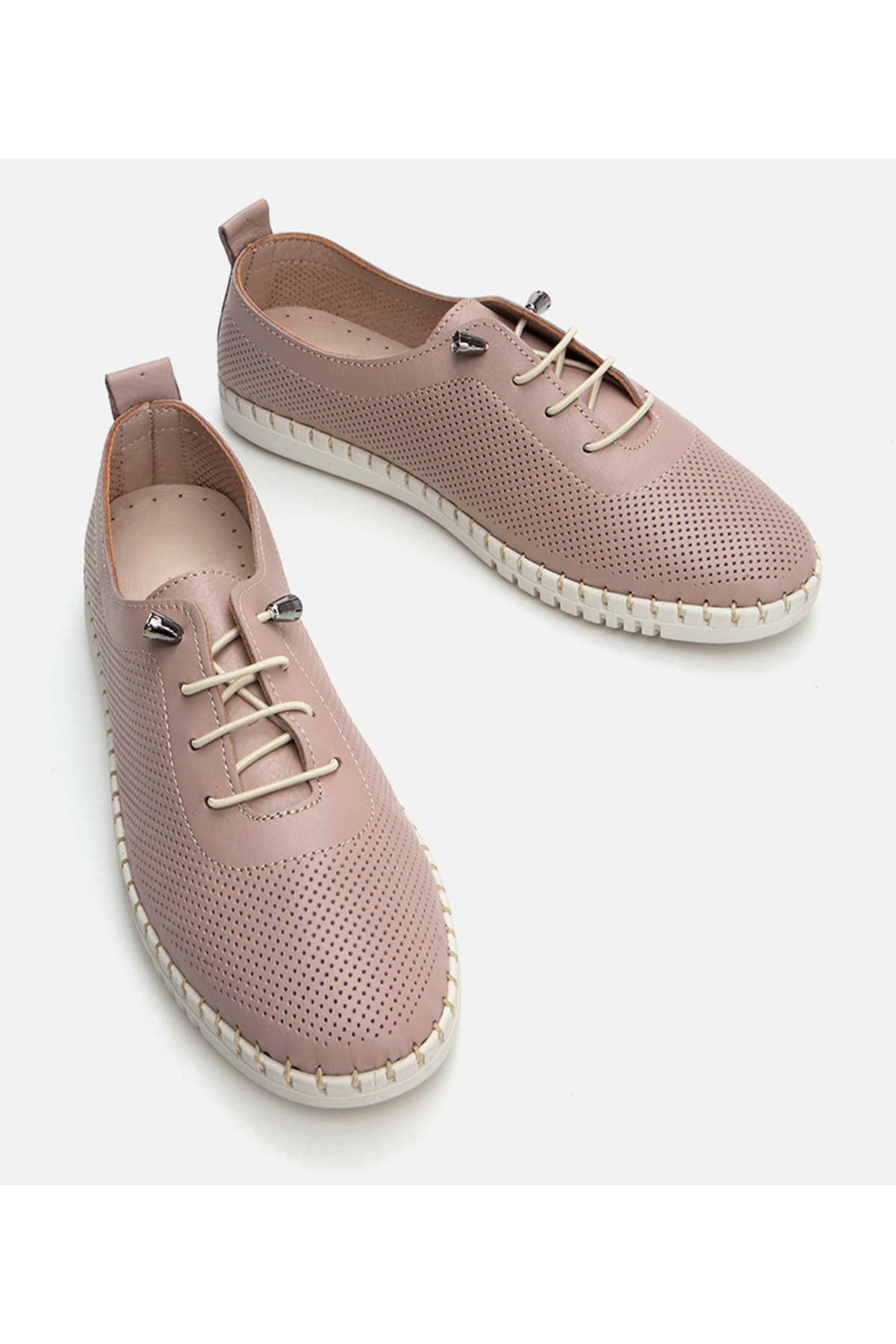 Hotiç Kadın Deri Vizon Loafer görsel 3