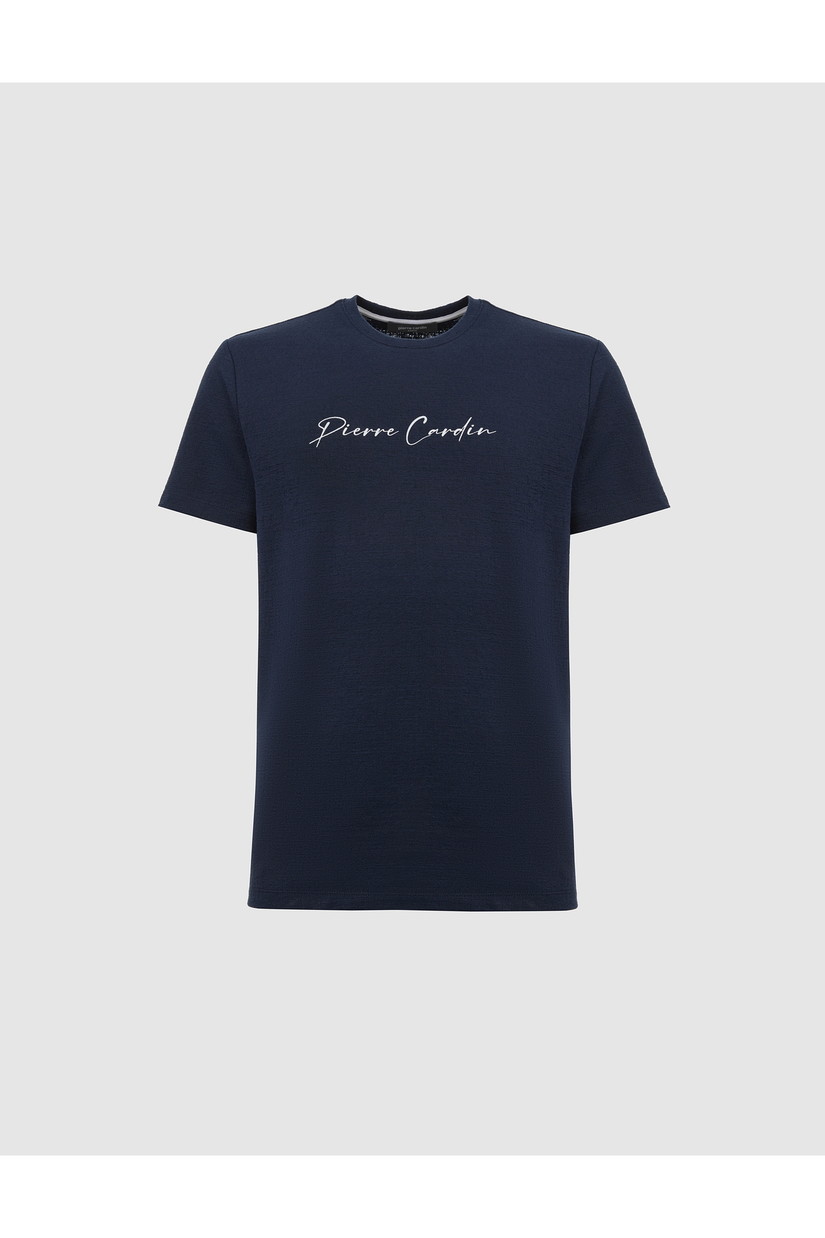 Pierre Cardin Lacivert Slim Fit Bisiklet Yaka Tişört 50327858-VR033 görsel 7
