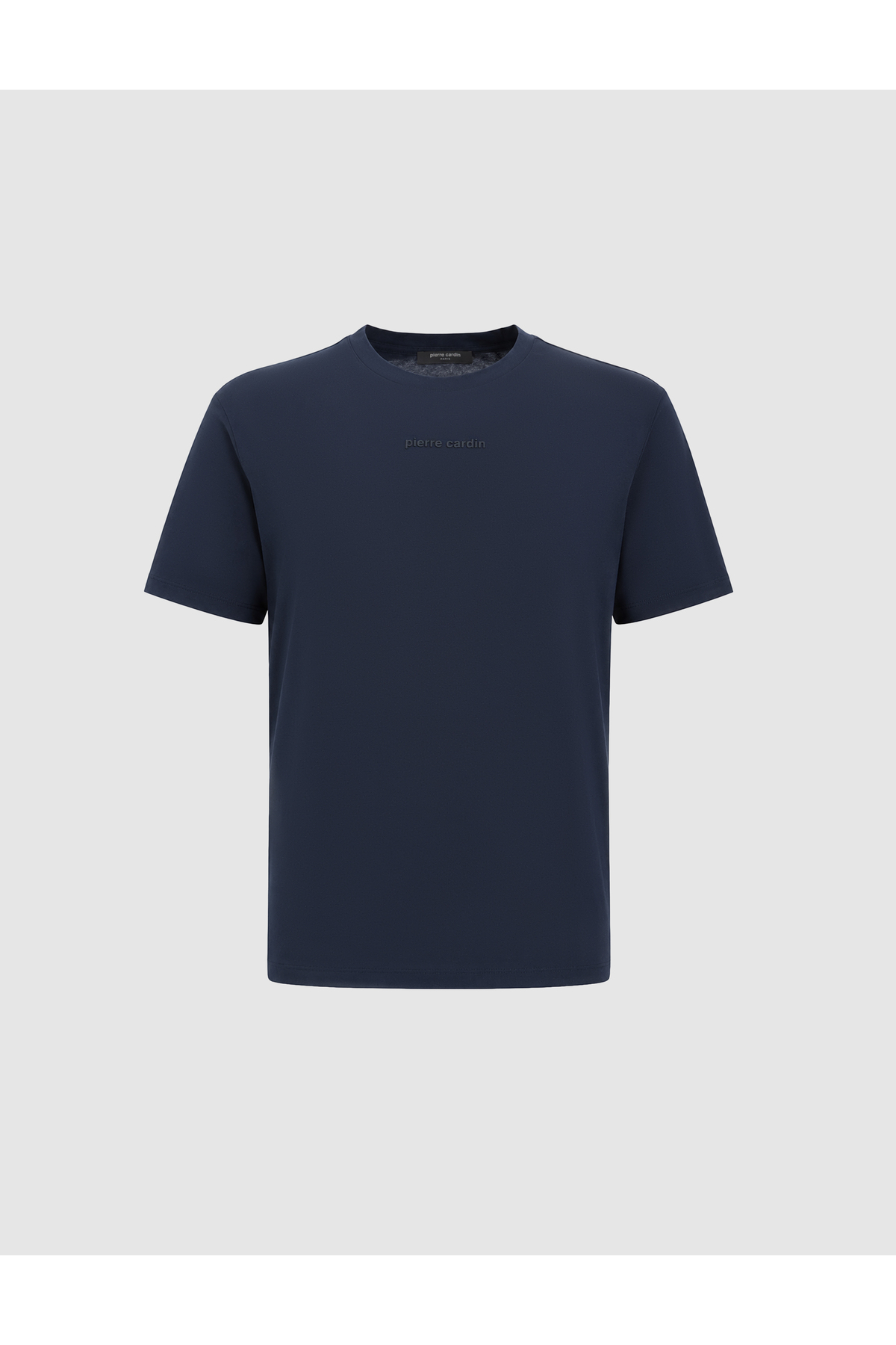 Pierre Cardin Lacivert Regular Fit %100 Pamuk Bisiklet Yaka Tişört 50327872-VR033 görsel 7