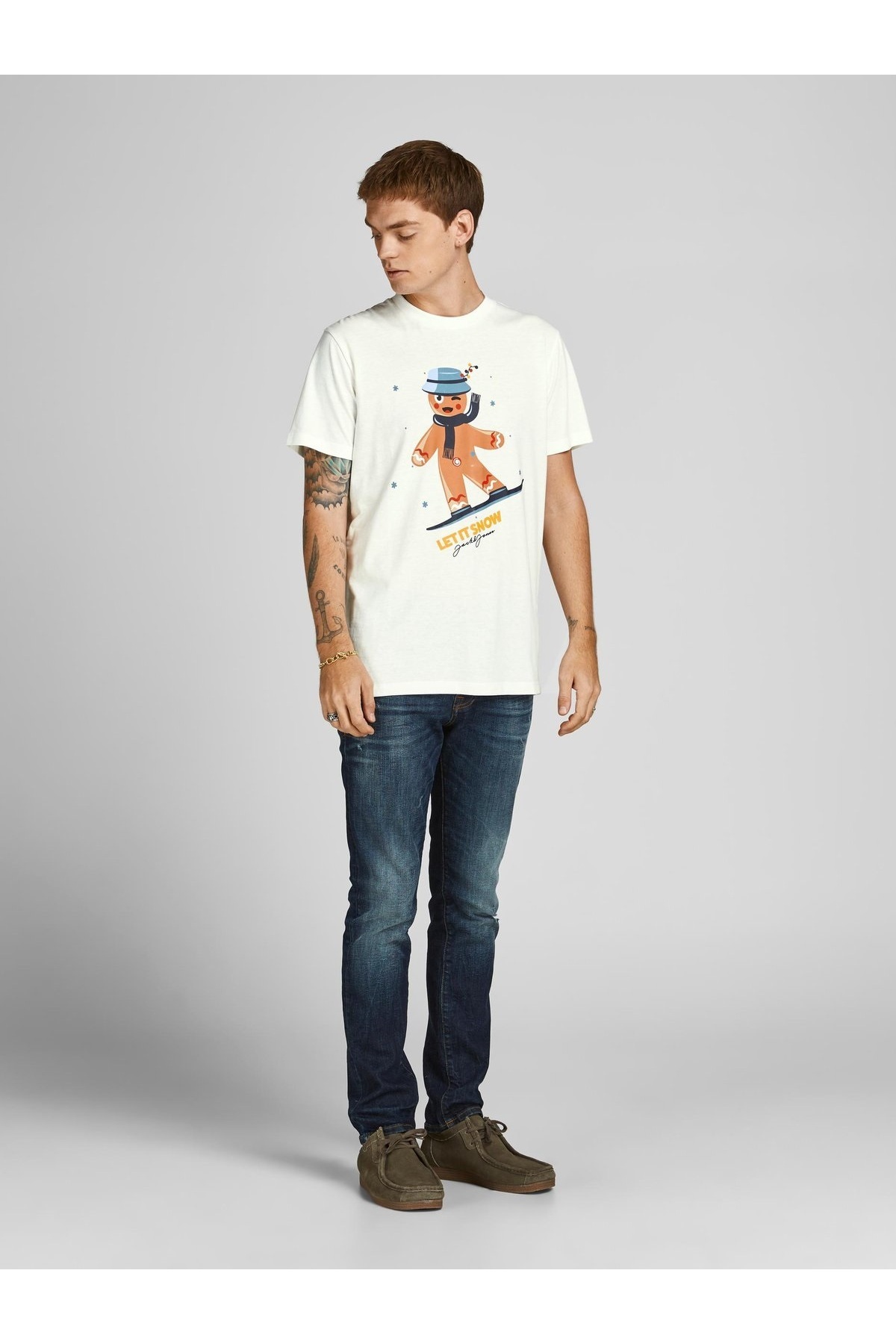 تی‌شرت مردانه جک جونز مدل 12198770-Dancer جک اند جونز تی شرت Jack & Jones