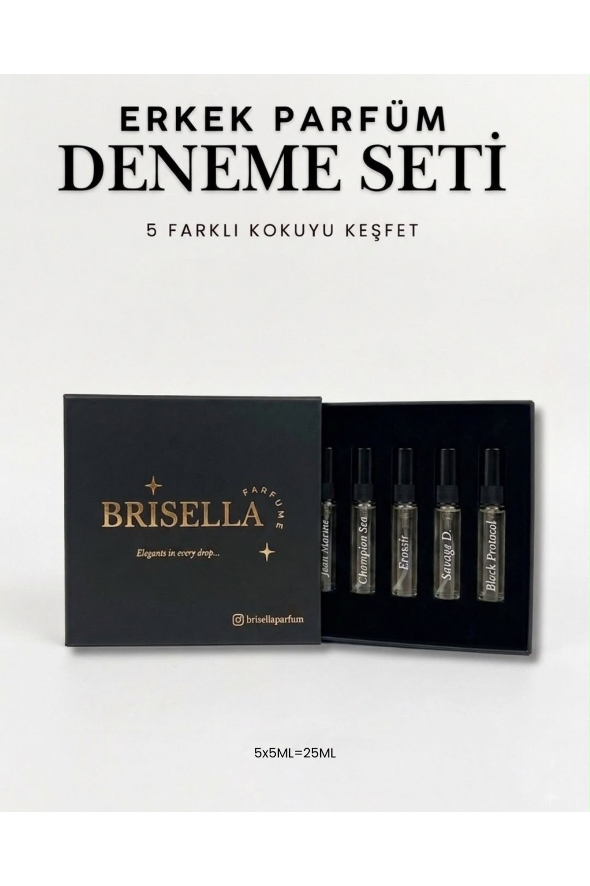BRISELLA PARFUME Erkek Parfüm Deneme Seti — 358888