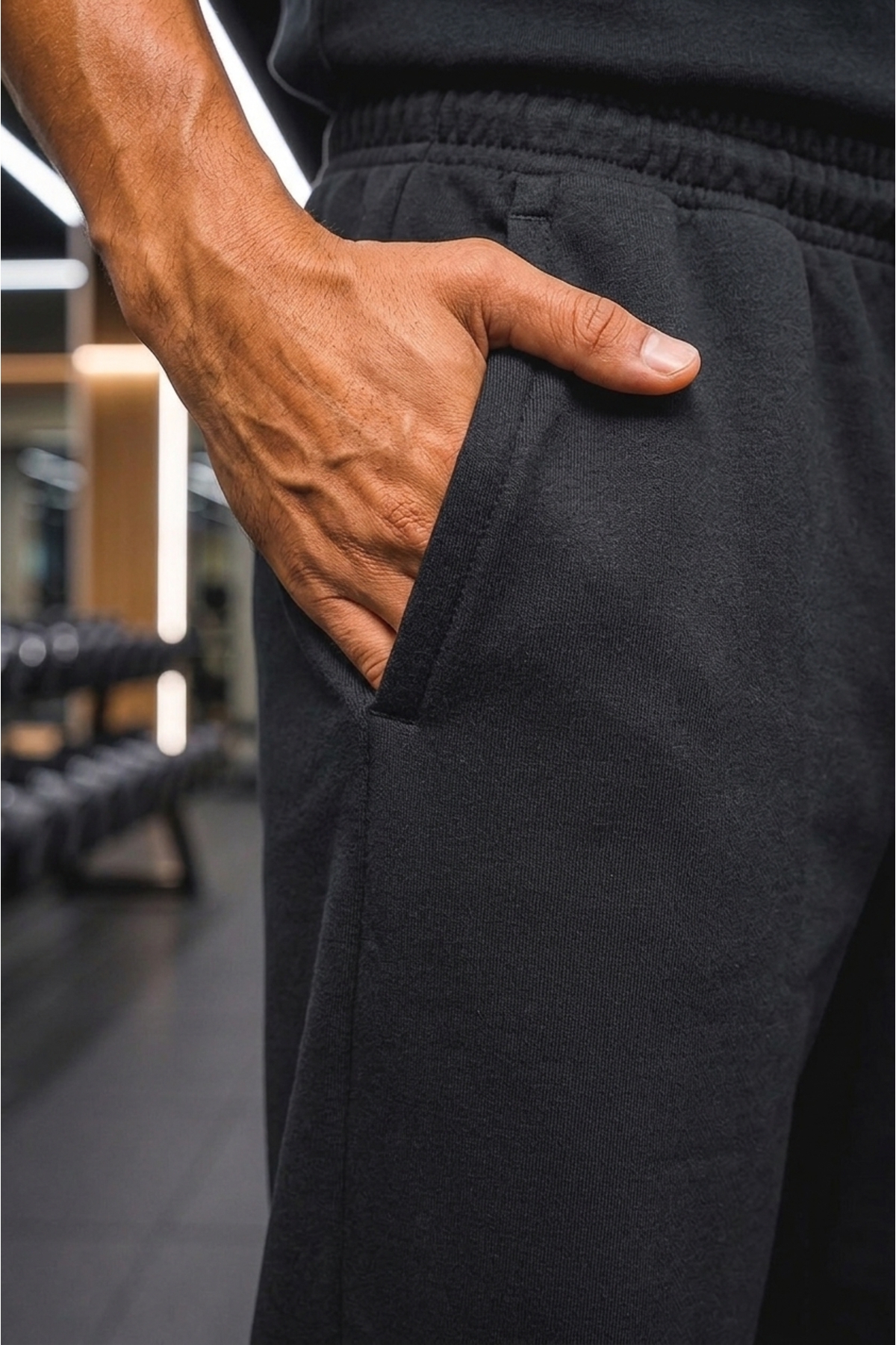 Sapeur Erkek Premium Baggy Eşofman Altı Rahat Kalıp - Günlük & Spor Pantolon görsel 4