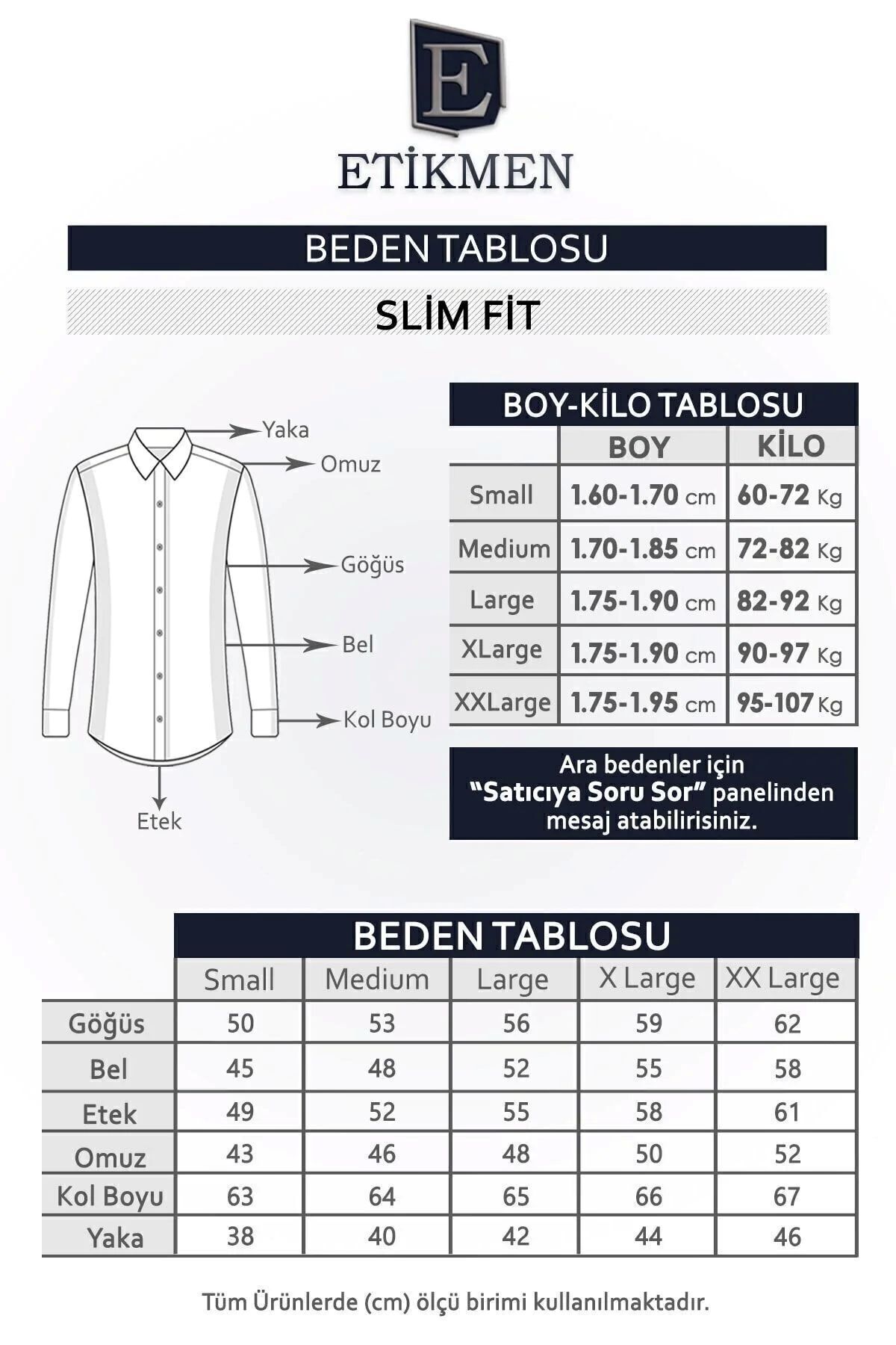 Etikmen Beyaz Kare Düğmeli Slimfit Erkek Gömlek görsel 5