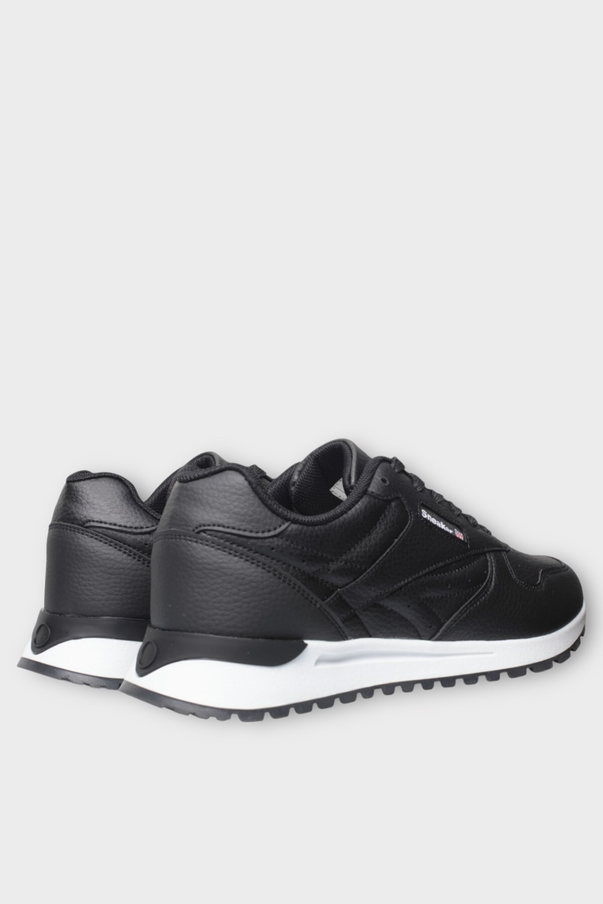 Ortopedik Cilt Sneaker Unisex Spor Ayakkabı SİYAH - BEYAZ — سفید 10031 — تصویر 5 از 7