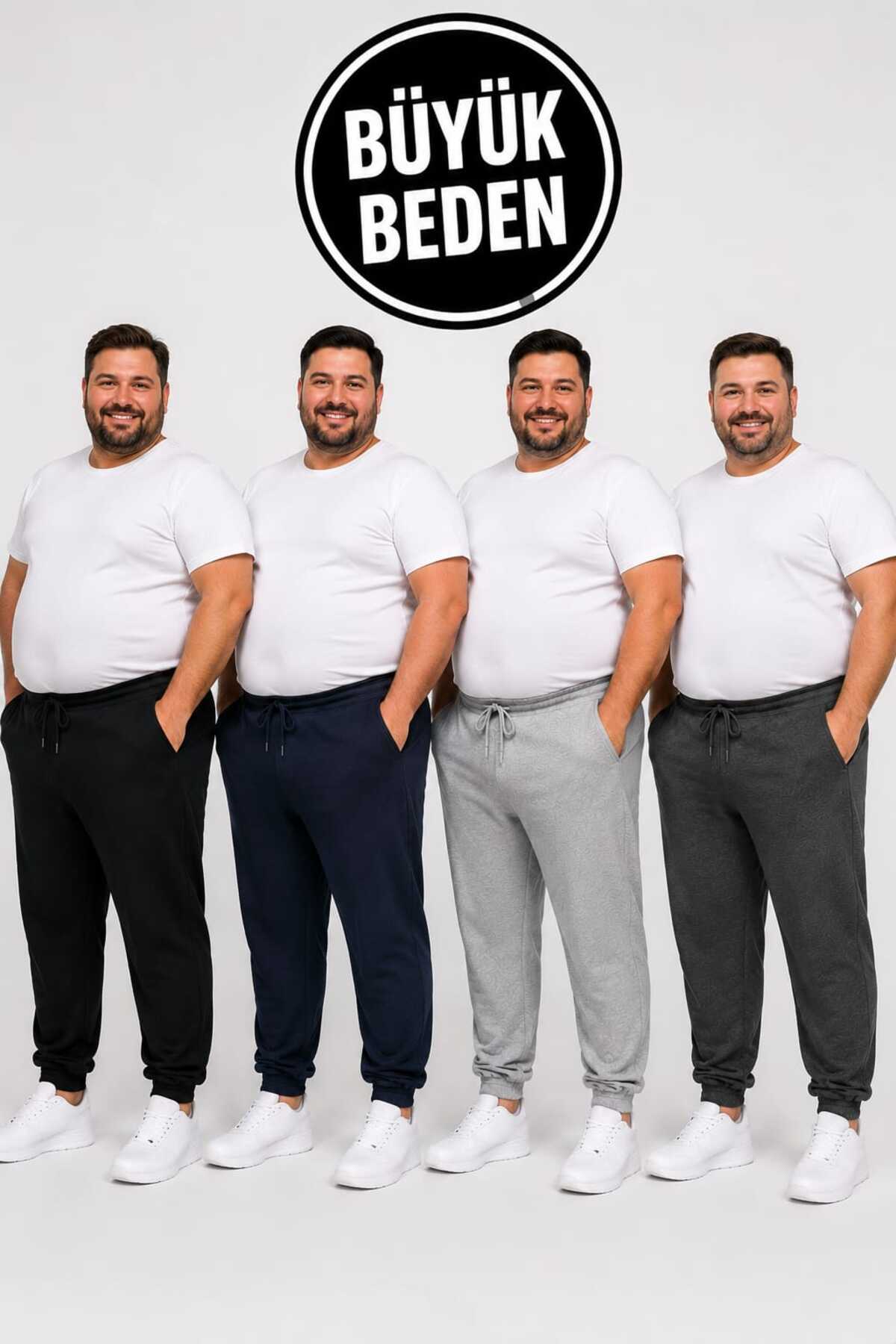 TREND ALİSSE 4 LÜ SET XS-7XL ARASI BÜYÜK BEDEN MAXFİT EŞOFMAN ALTI