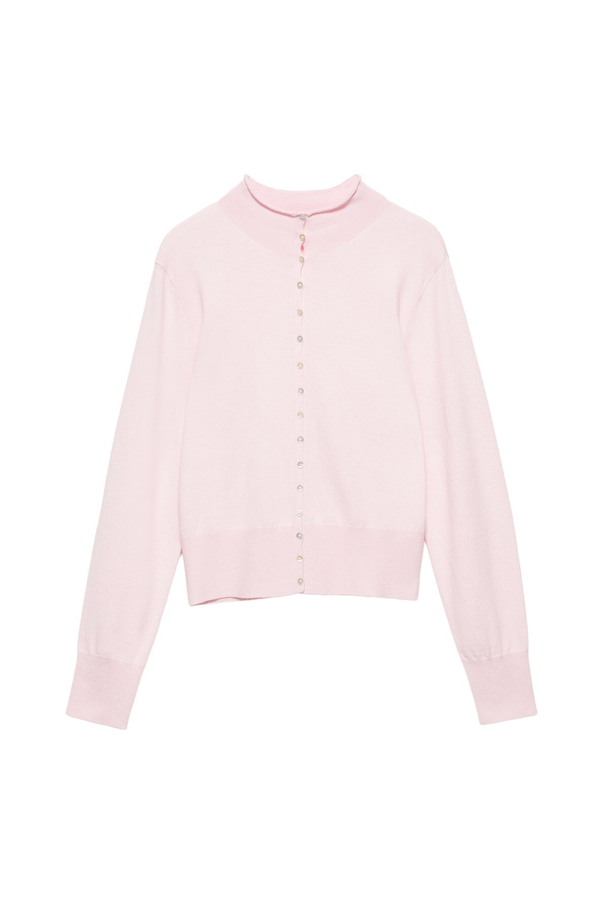 Pull & Bear Dik yaka hırka görsel 3