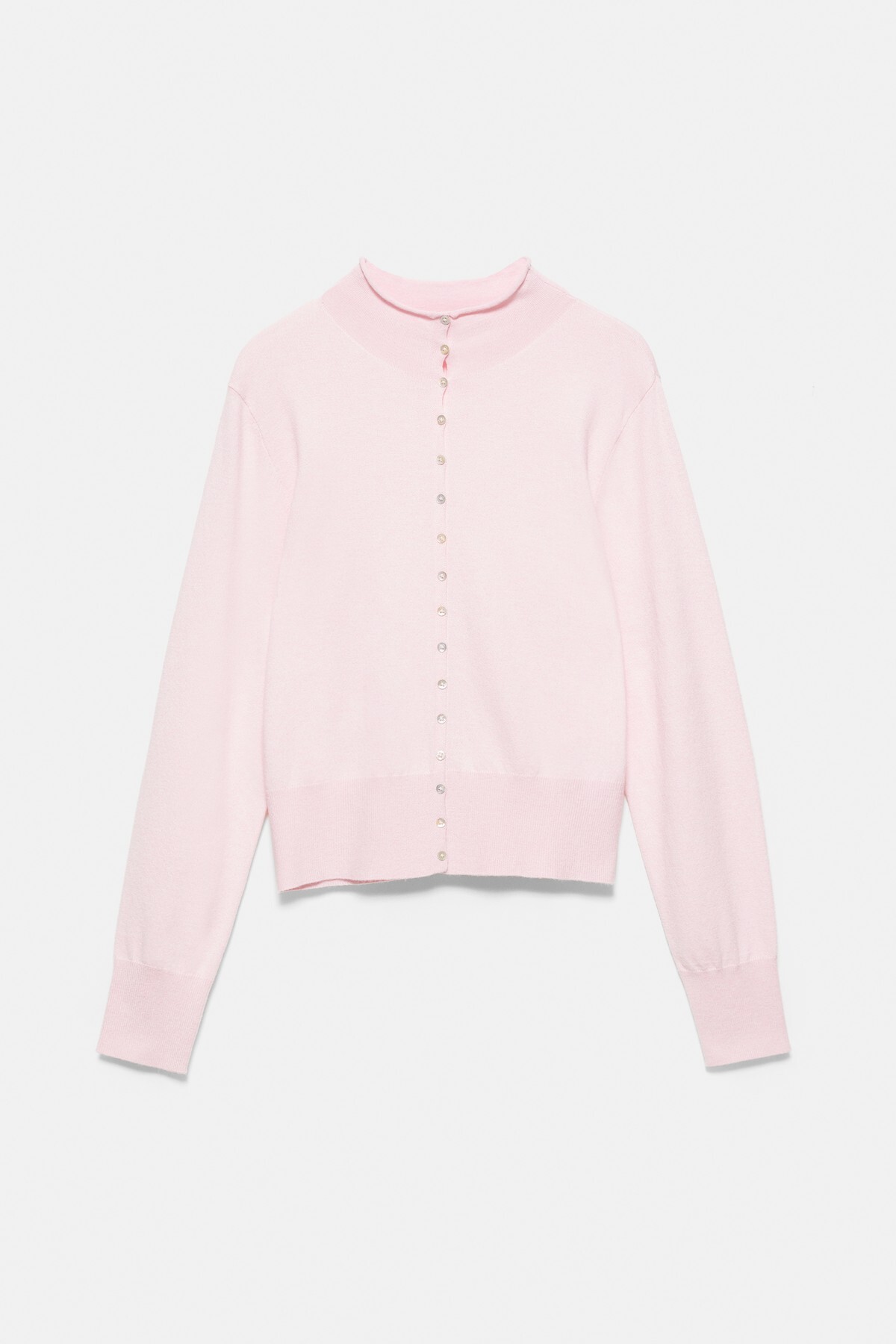 Pull & Bear Dik yaka hırka görsel 7