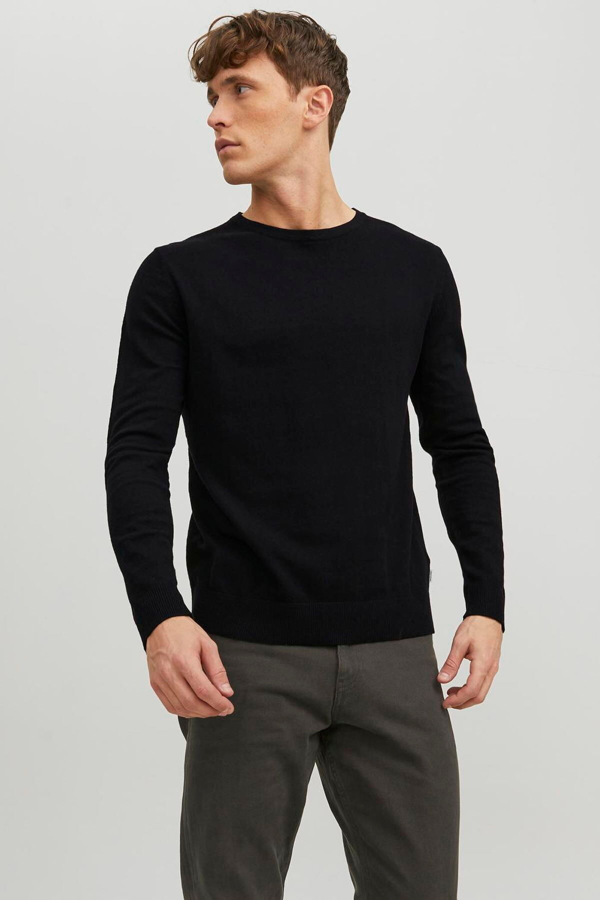 ژاکت بافتنی یقه گرد مردانه - امیل جک اند جونز پلیور Jack & Jones