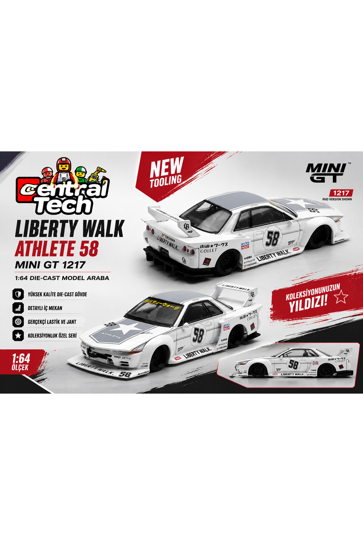 mini gt 1:64 LBWK Nissan Skyline GT-R R32 Kaido Works TAS 2025