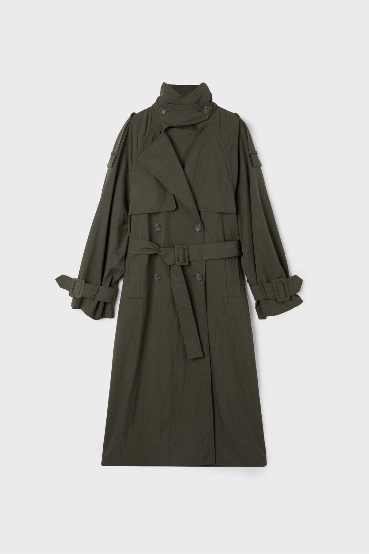 Stradivarius Oversize trençkot görsel 6