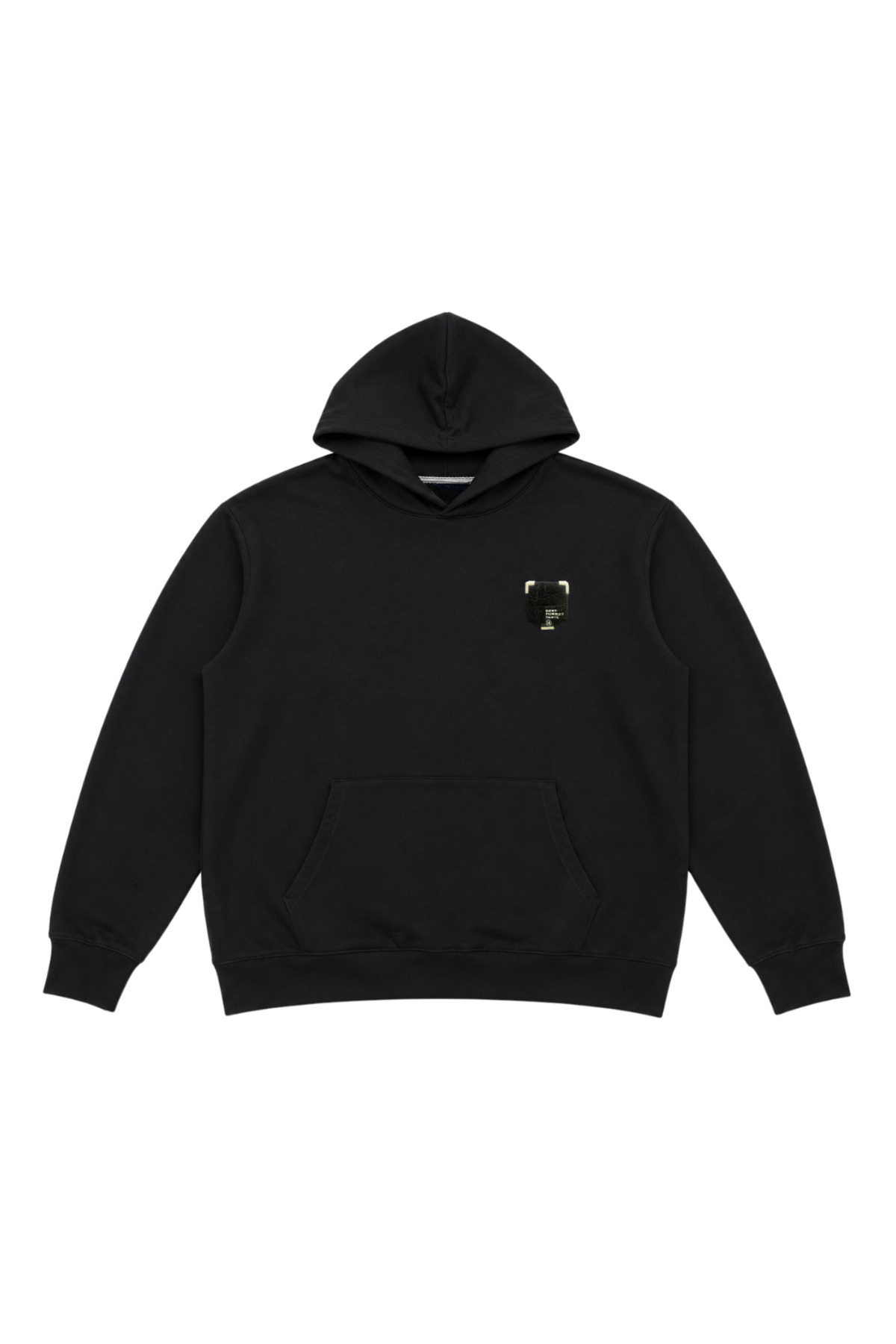BattalModa Erkek Büyük Beden Siyah İki İplik Pursuit Sweatshirt 3XL-4XL-5XL-6XL görsel 4