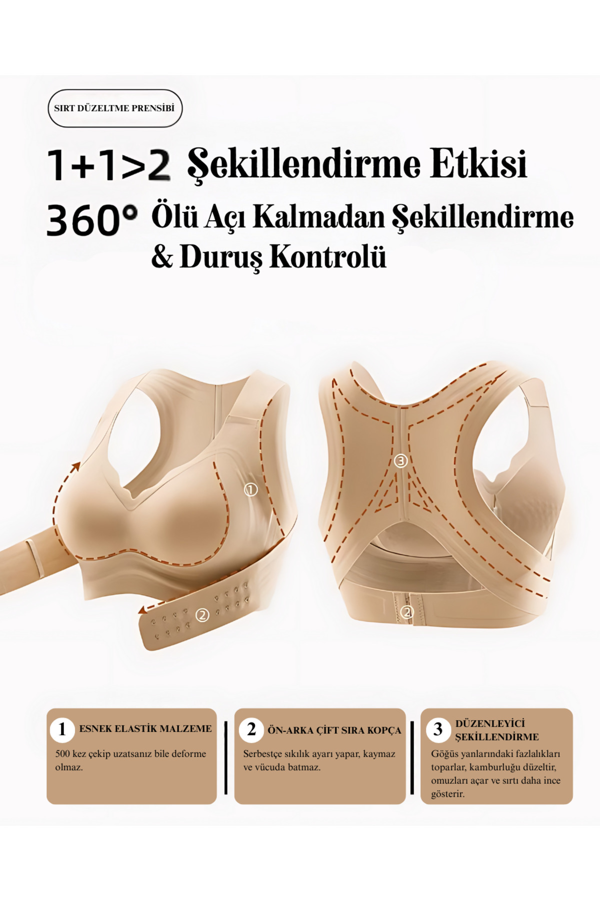 GERÇEKFORM Duruş Destekleyici Sütyen görsel 4