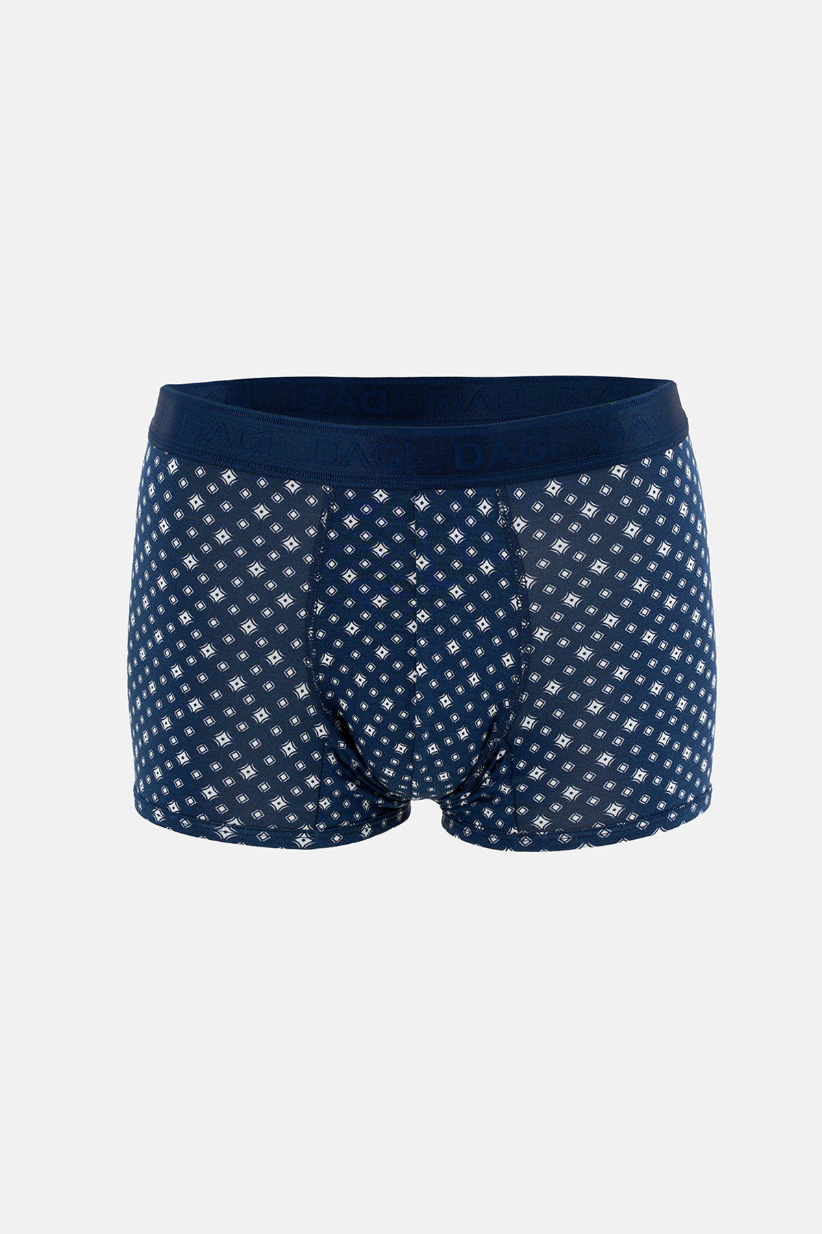 Dagi Mavi 3'lü Desenli Micro Modal Boxer görsel 2