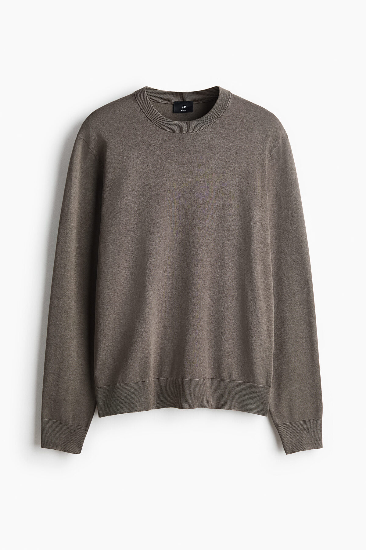 H&M İnce Triko Kazak Regular Fit görsel 4