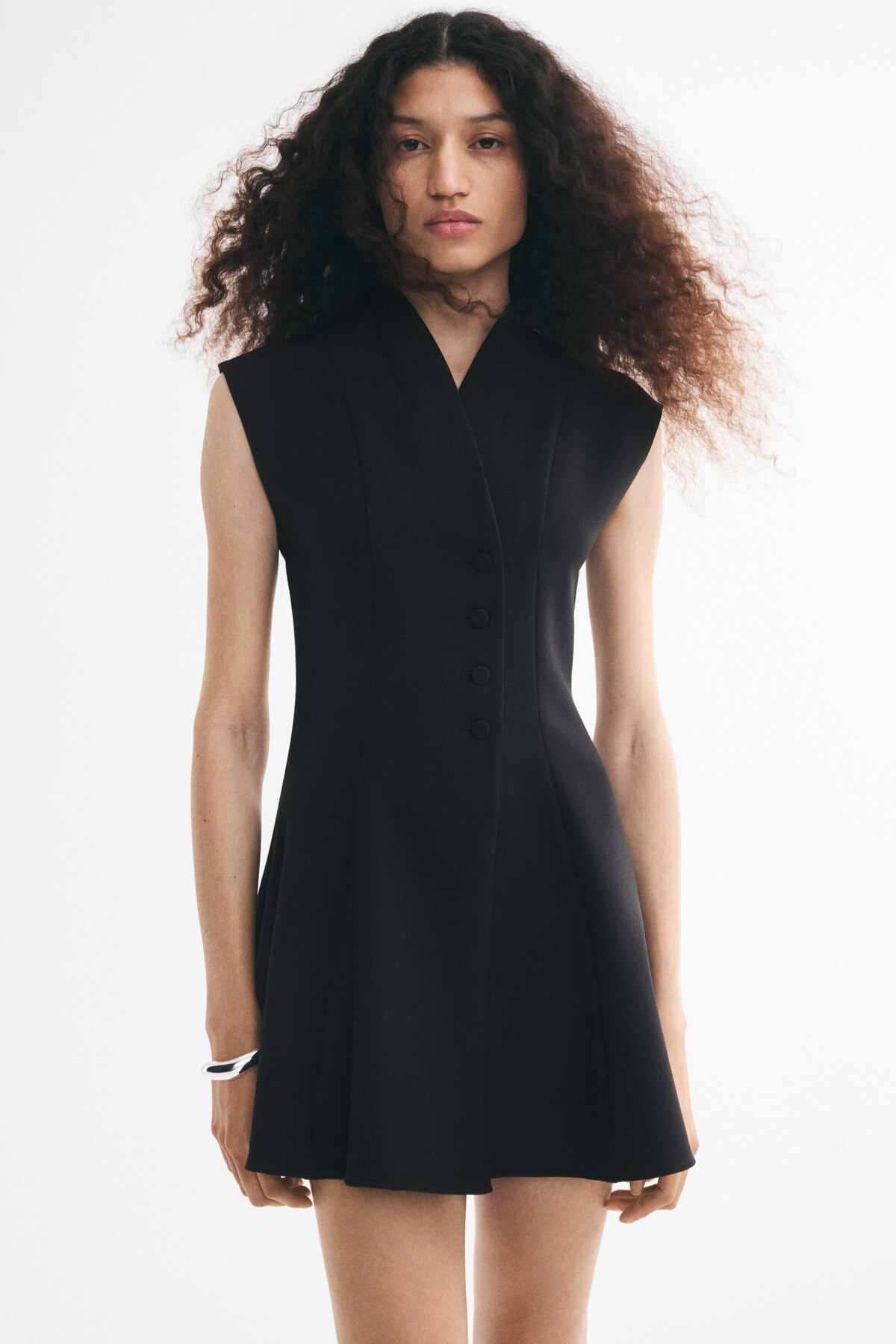 H&M Kloş Etekli Anvelop Elbise