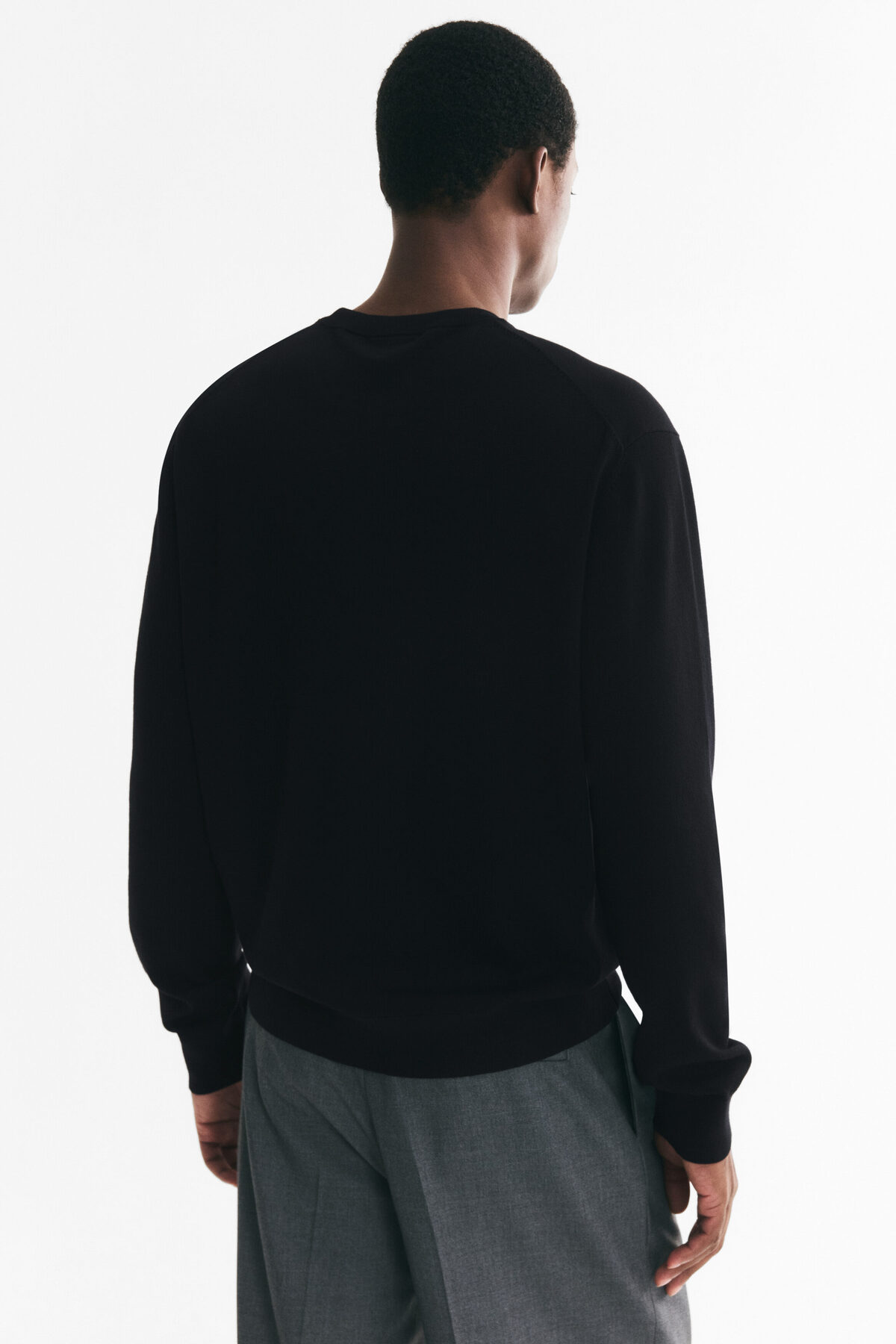H&M İnce Triko Kazak Regular Fit görsel 5