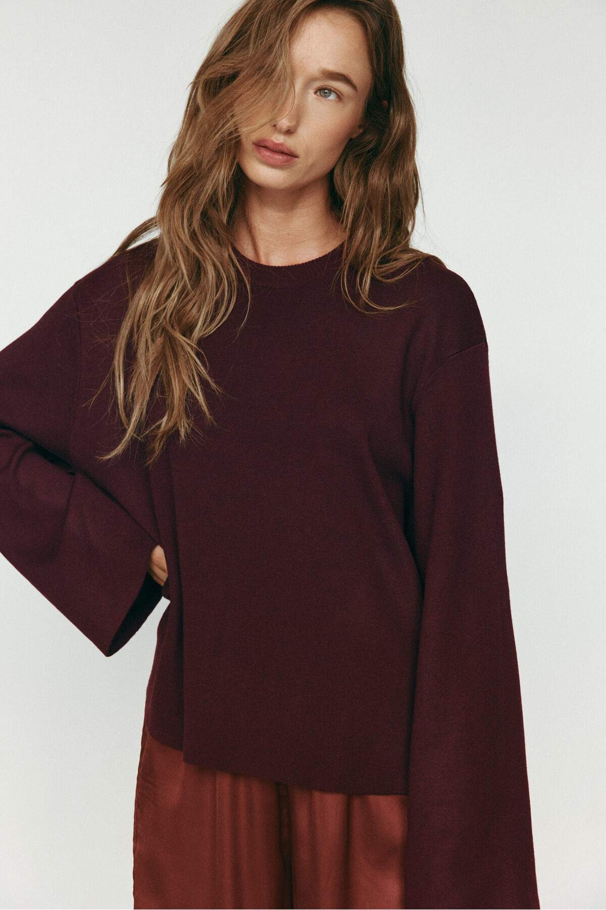 H&M Oversize İnce Triko Kazak