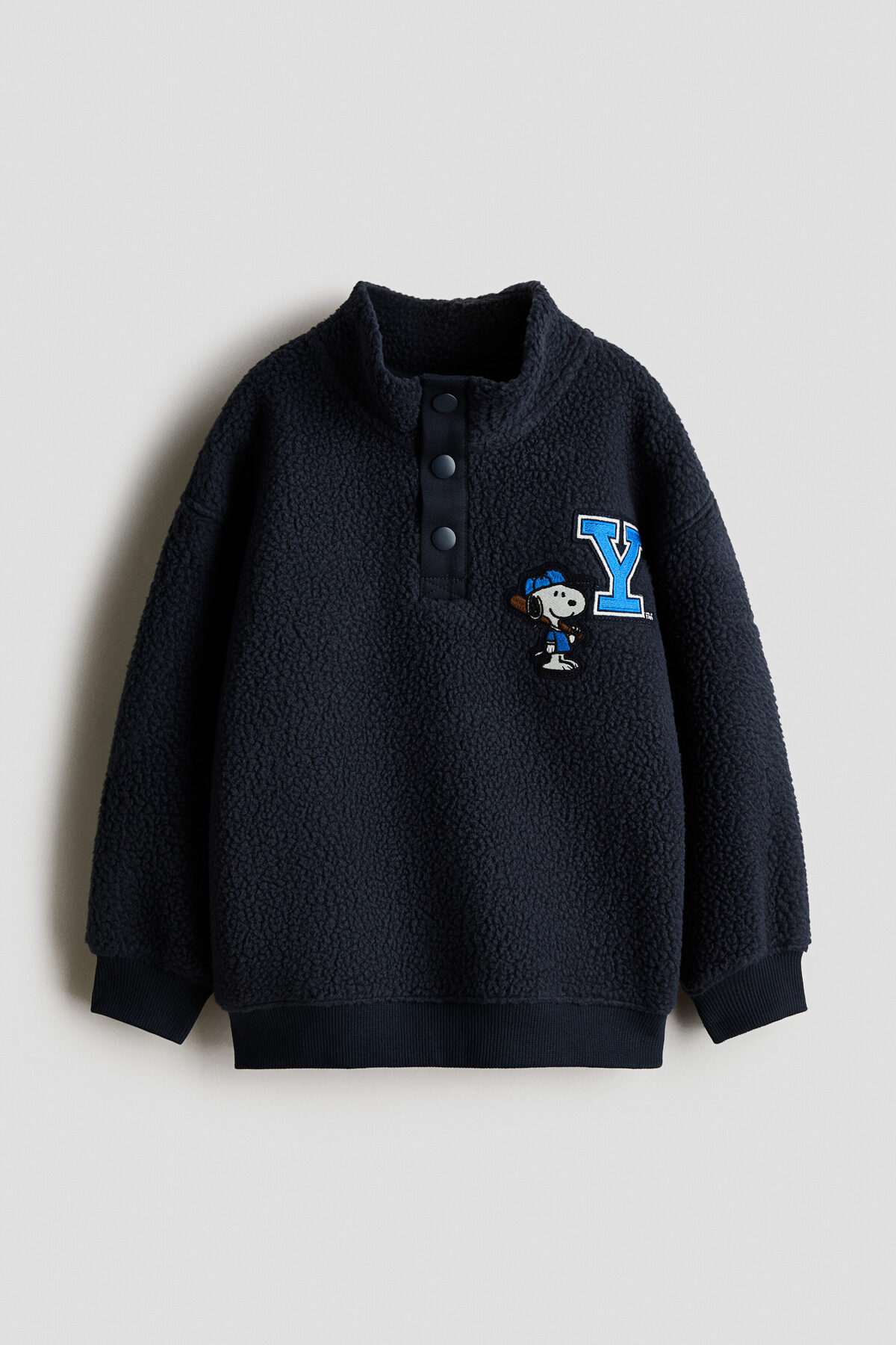 سویشرت مخمل یقه‌دار اچ اند ام سویشرت H&M