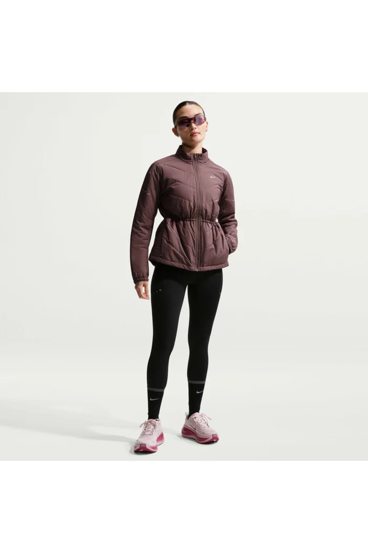 Nike Kadın Mavi Swift Therma-fit Fill Rüzgar Geçirmez Spor Kahverengi Koşu Ceketi | HV2744-502