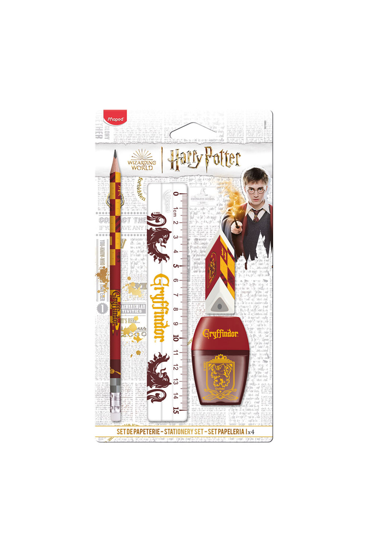 Maped Harry Potter Gryffindor Kırtasiye Seti 4 Parça 981880