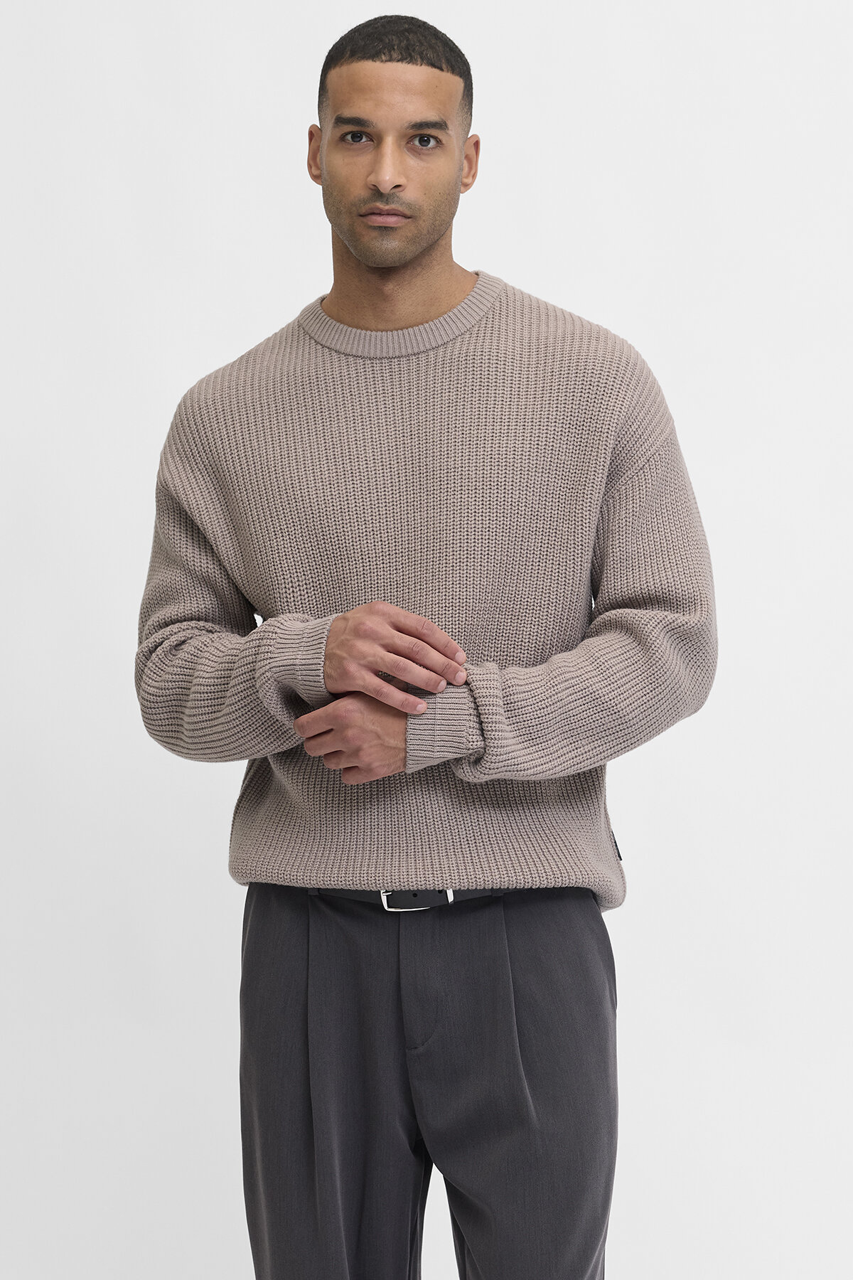 ژاکت بافتنی تک رنگ ژاکت بافتنی جک اند جونز پلیور Jack & Jones