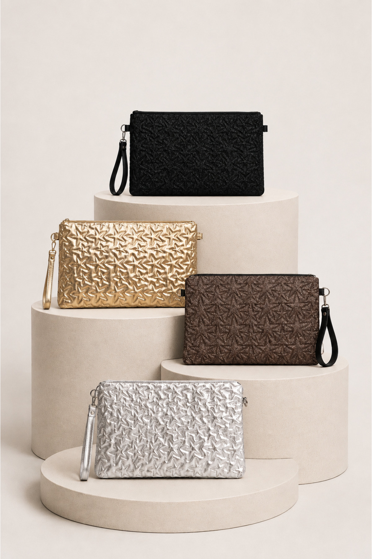 VeMari Collection Astri Clutch ve Tablet Çantası görsel 3