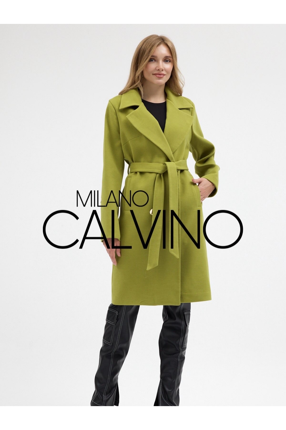 Milano Calvino ESSENTIALS CLASSIC COAT - KAŞMİR DOKULU KLASİK PALTO görsel 2