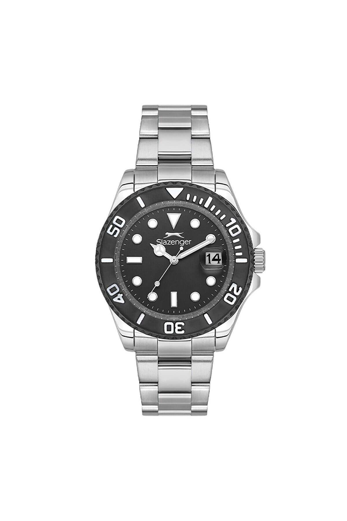 ساعت مچی کوارتز مردانه SL.09.2517.1.03 با بند استیل اسلازنگر ساعت Slazenger