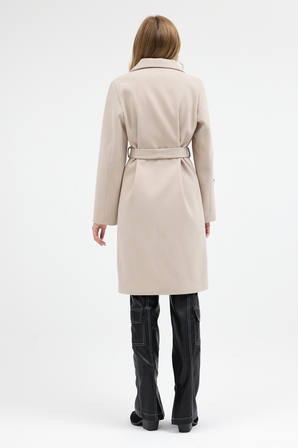 Milano Calvino ESSENTIALS CLASSIC COAT - KAŞMİR DOKULU KLASİK PALTO görsel 3