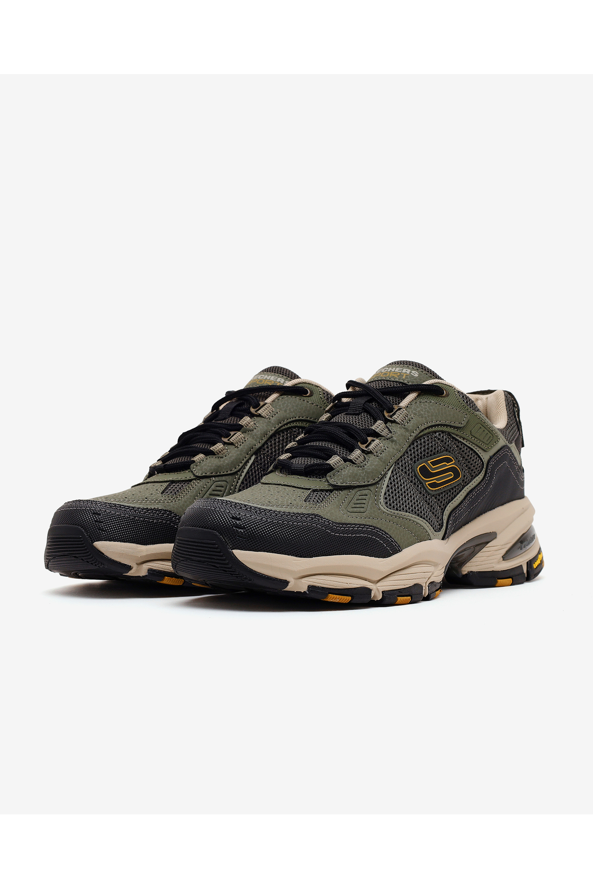 SKECHERS VIGOR 3.0 Erkek Haki Outdoor Ayakkabı 237145 OLBK görsel 3