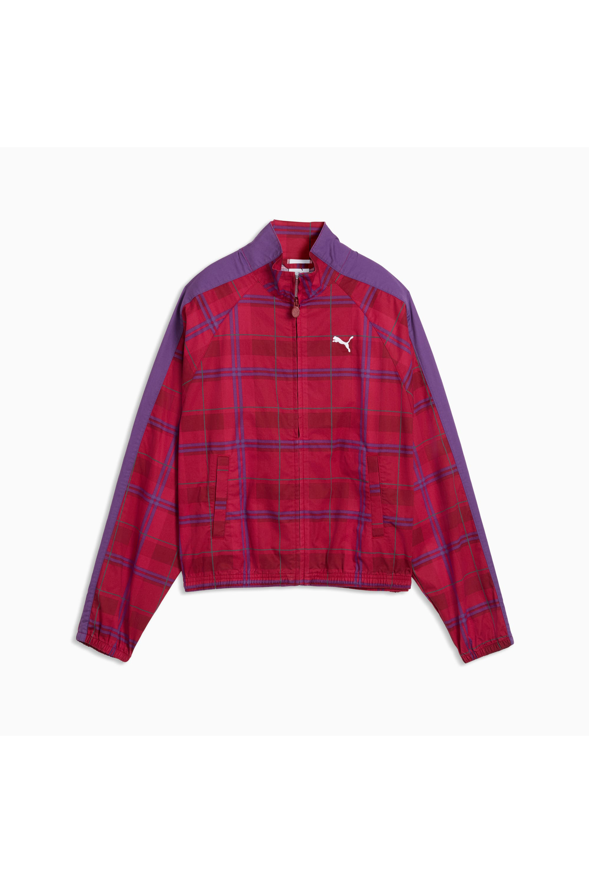 Puma T7 Tartan Kadın Kırmızı Ceket (636628-23) görsel 4