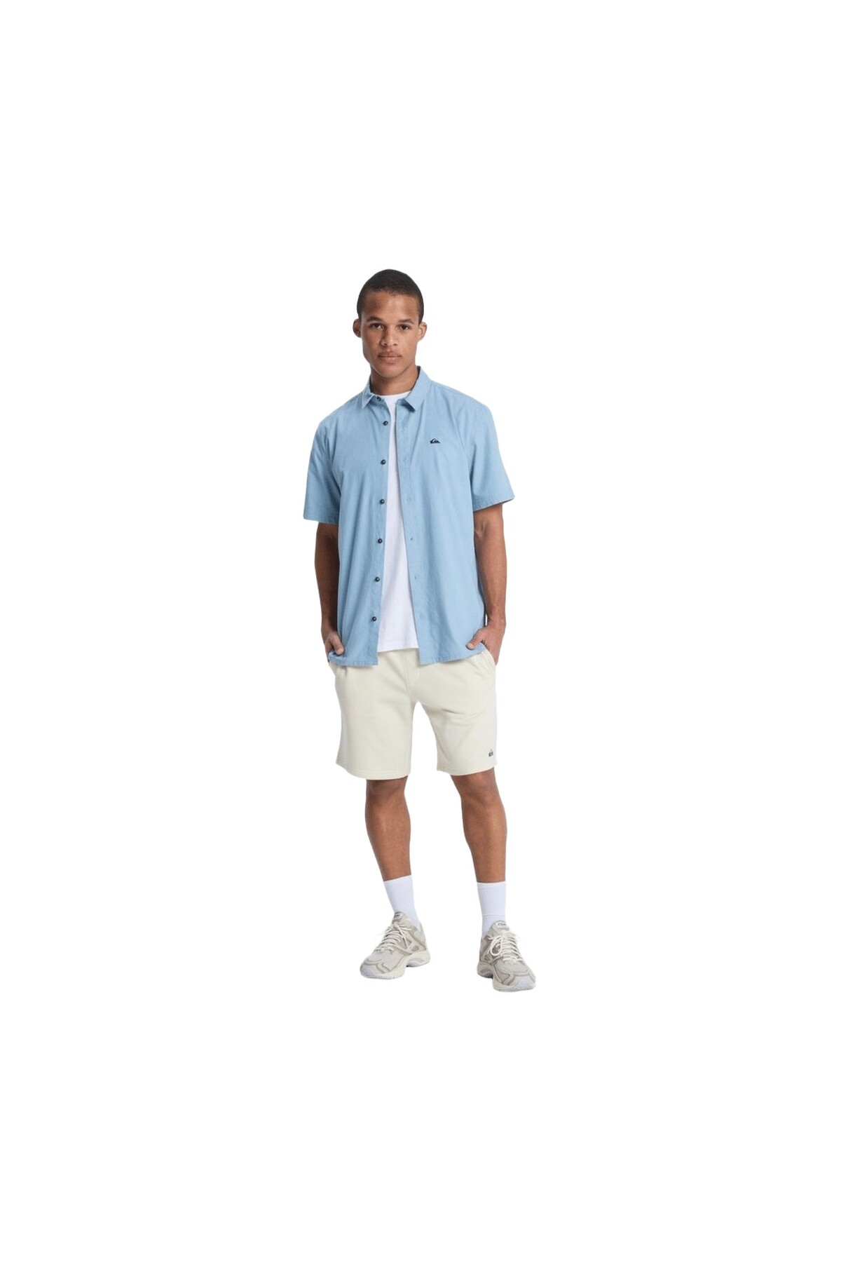 شلوارک مردانه Basicfleshortym مدل بژ، شلوارک مردانه EQYFB03372 کوییک سیلور شورت ورزشی Quiksilver