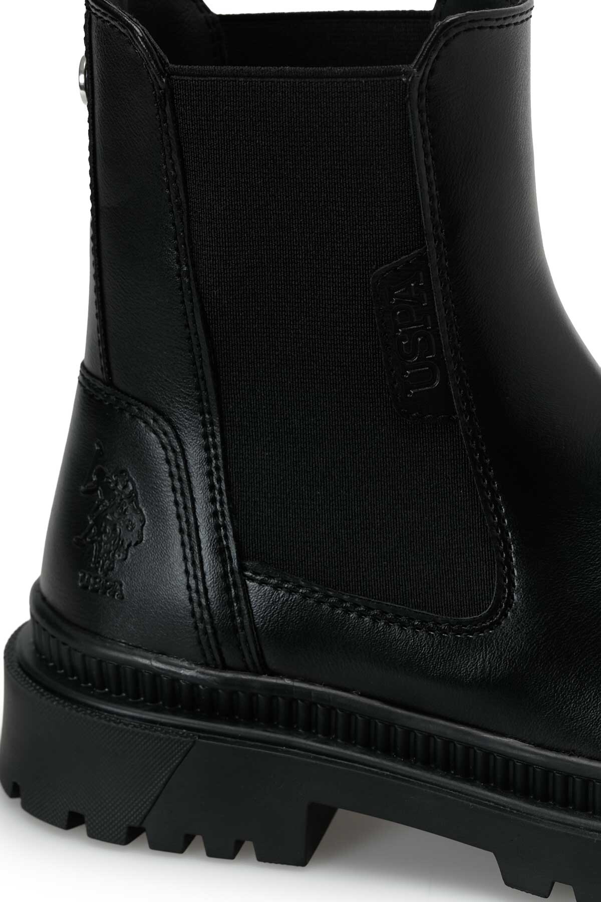 U.S. Polo Assn. OTTAVIA Siyah Kadın Chelsea Bot görsel 7