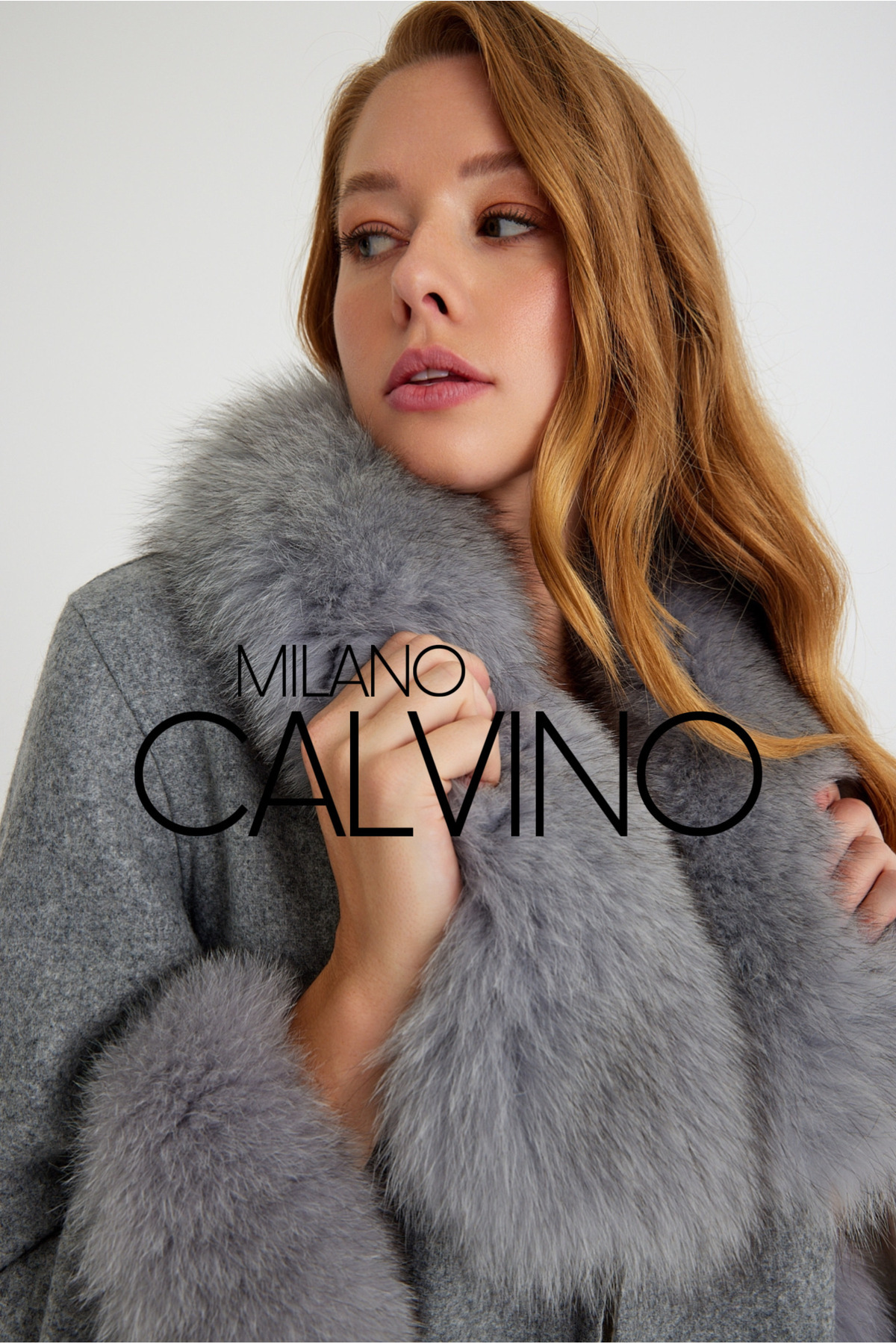 Milano Calvino Kürklü Alpaka Kaban & Palto ( Açık Yeşil ) görsel 7