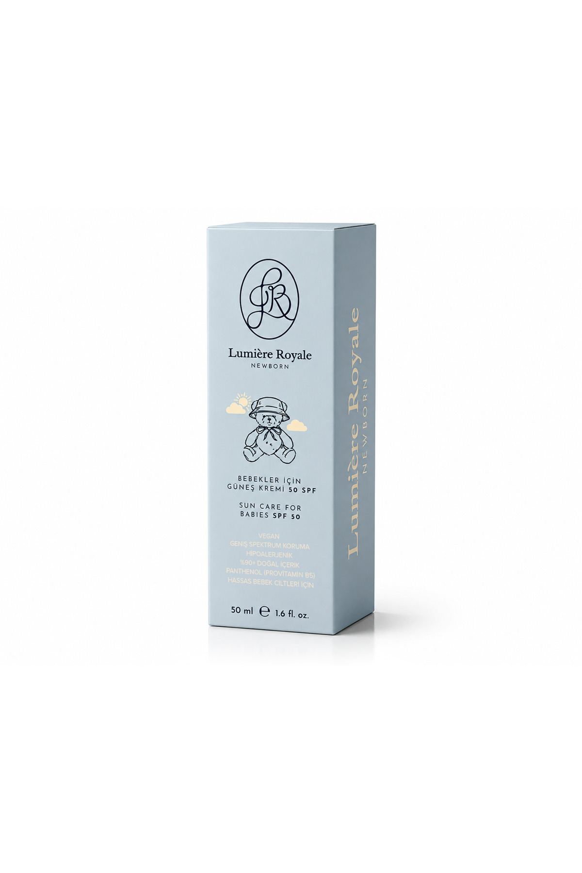 Lumiére Royale 50+SPF Yüksek Koruma Faktörlü Hipoalerjenik Vegan Bebek Güneş Kremi — LBGK0001 — تصویر 3 از 5