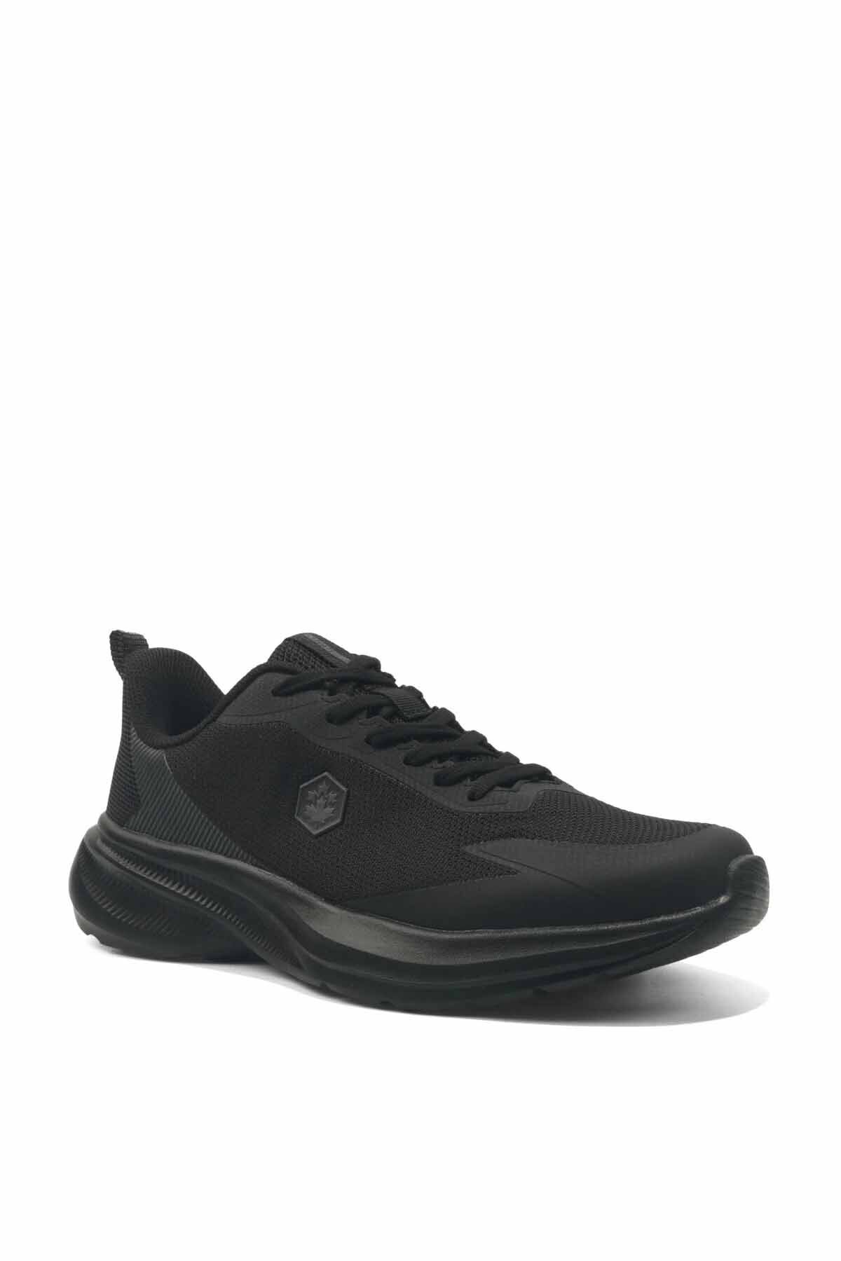 Erkek Siyah Spor Ayakkabı Memory Foam İç Taban Nefes Alabilen File Esnek Hafif Günlük Sneaker LMBR-440 — مشکی JACKSON G 2PR — تصویر 5 از 7