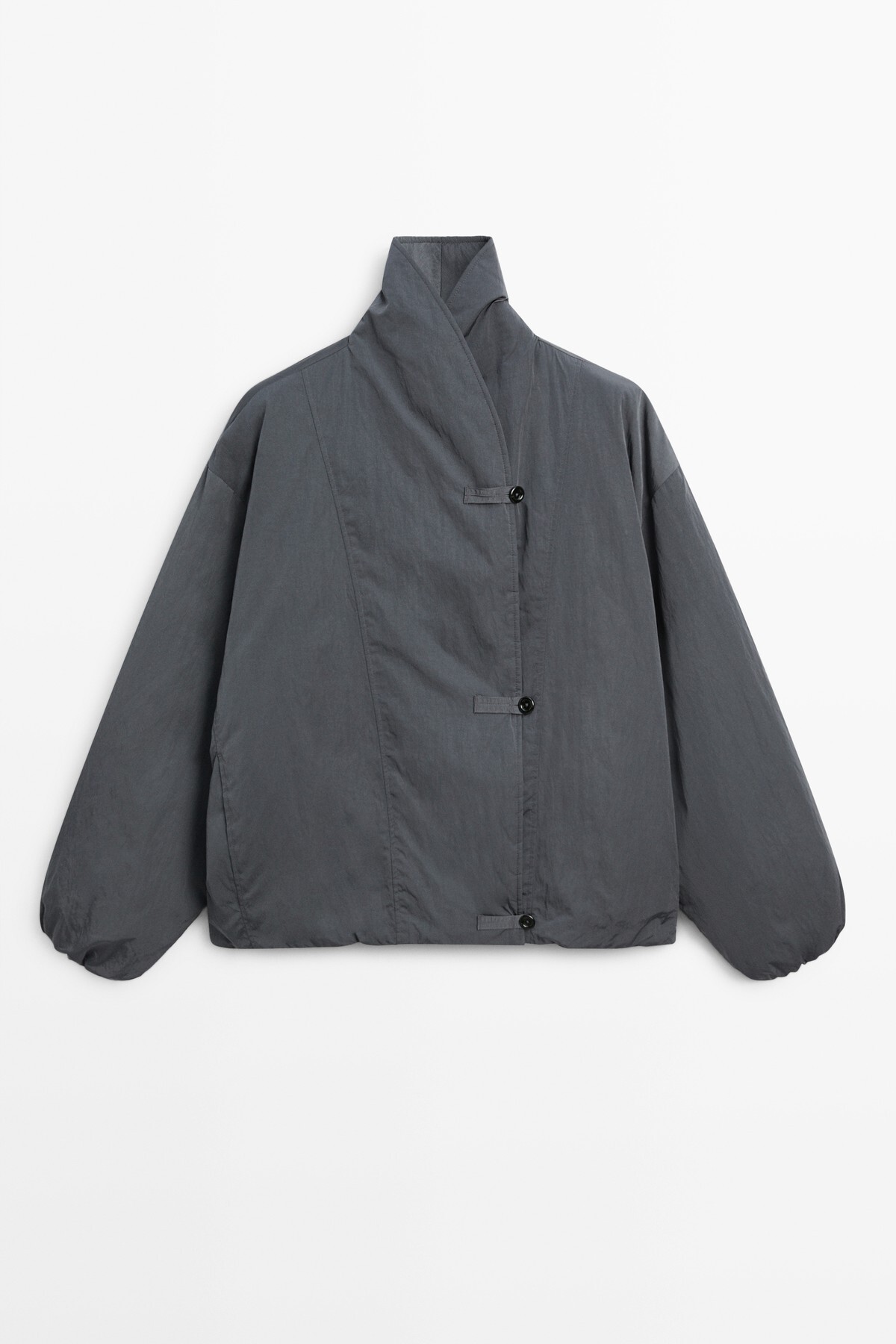 Massimo Dutti Kapitone bomber ceket görsel 5