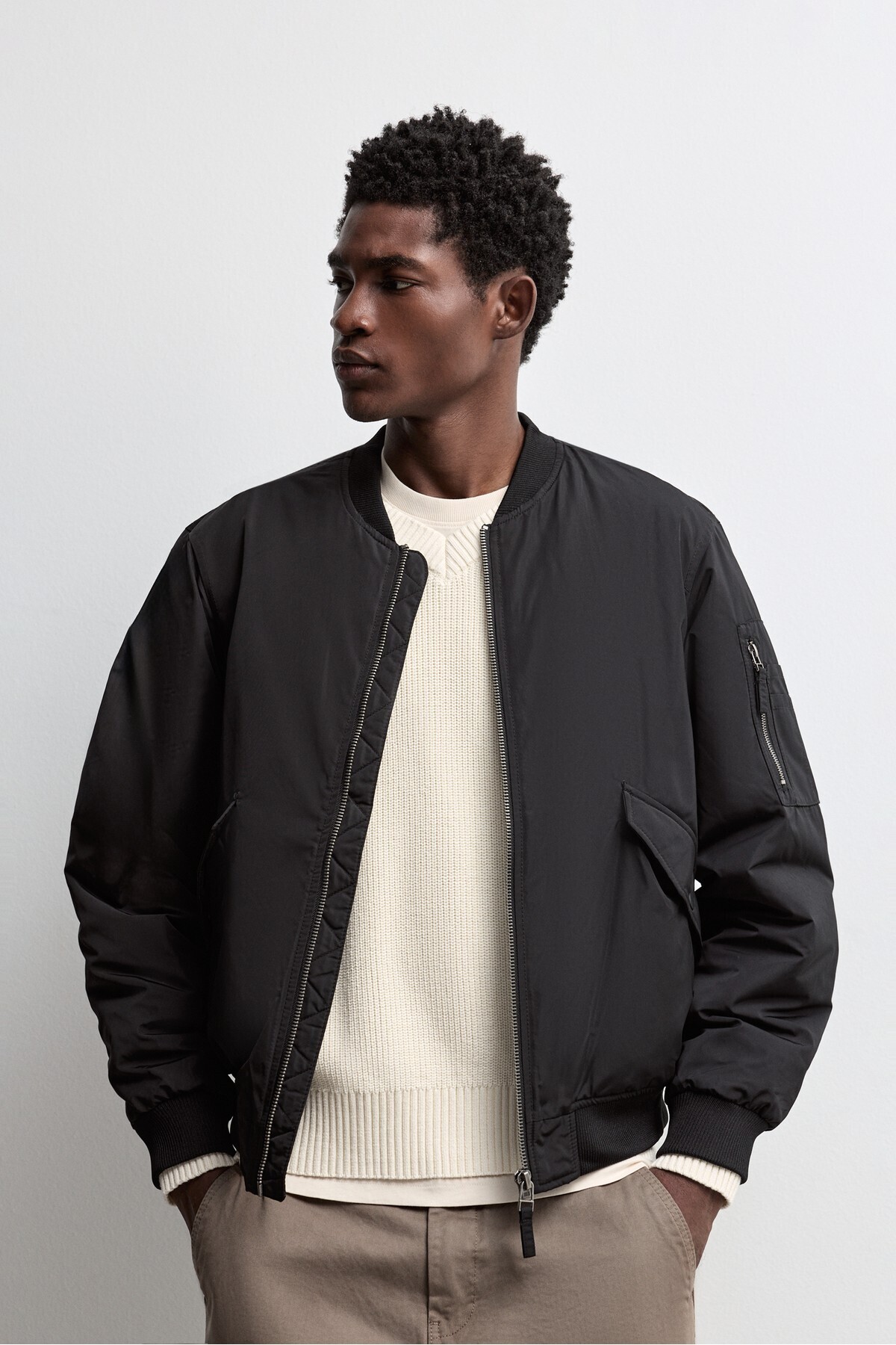 LEFTIES Kapitone bomber ceket