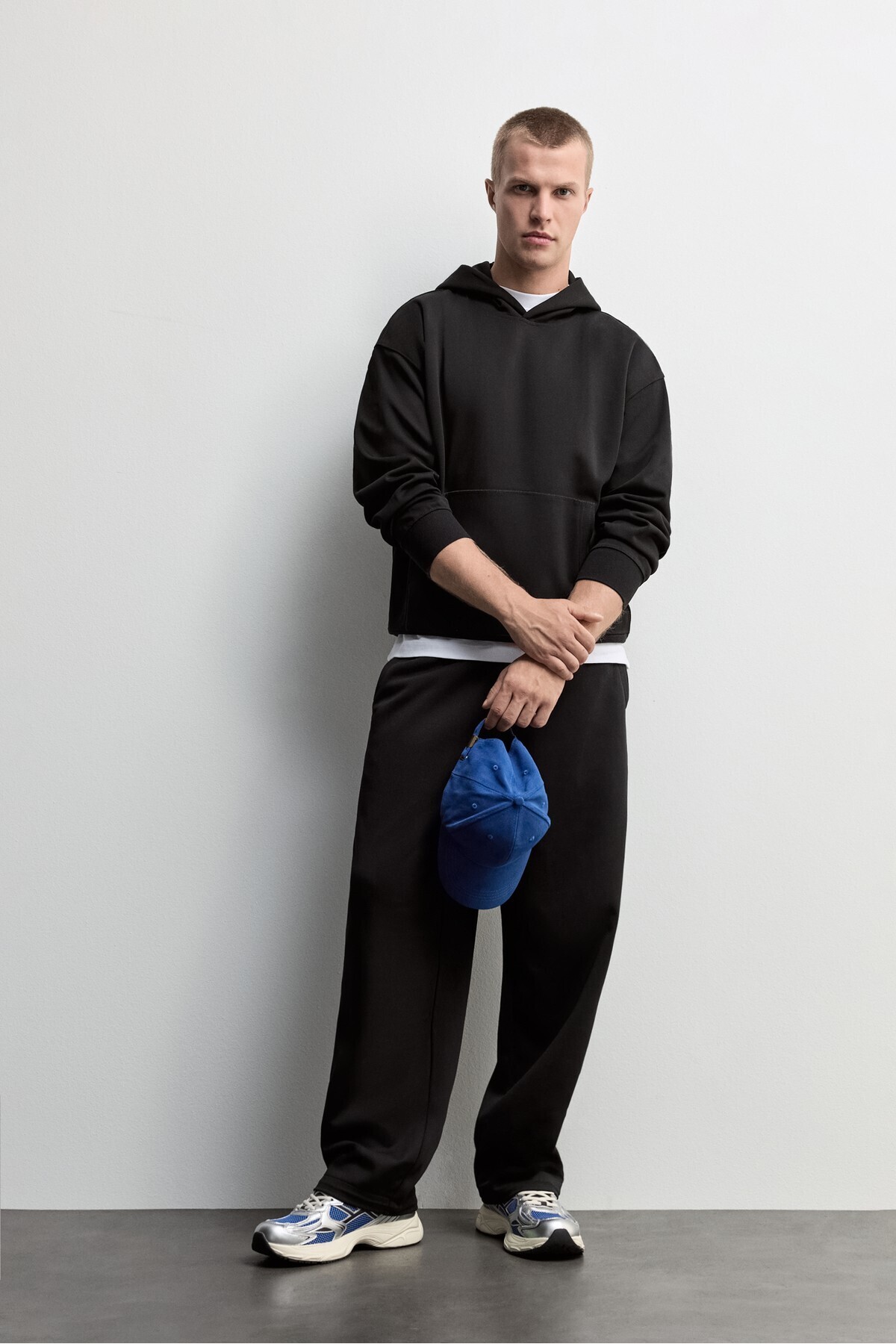 LEFTIES İnterlok baggy jogger pantolon — مشکی G000C747875802