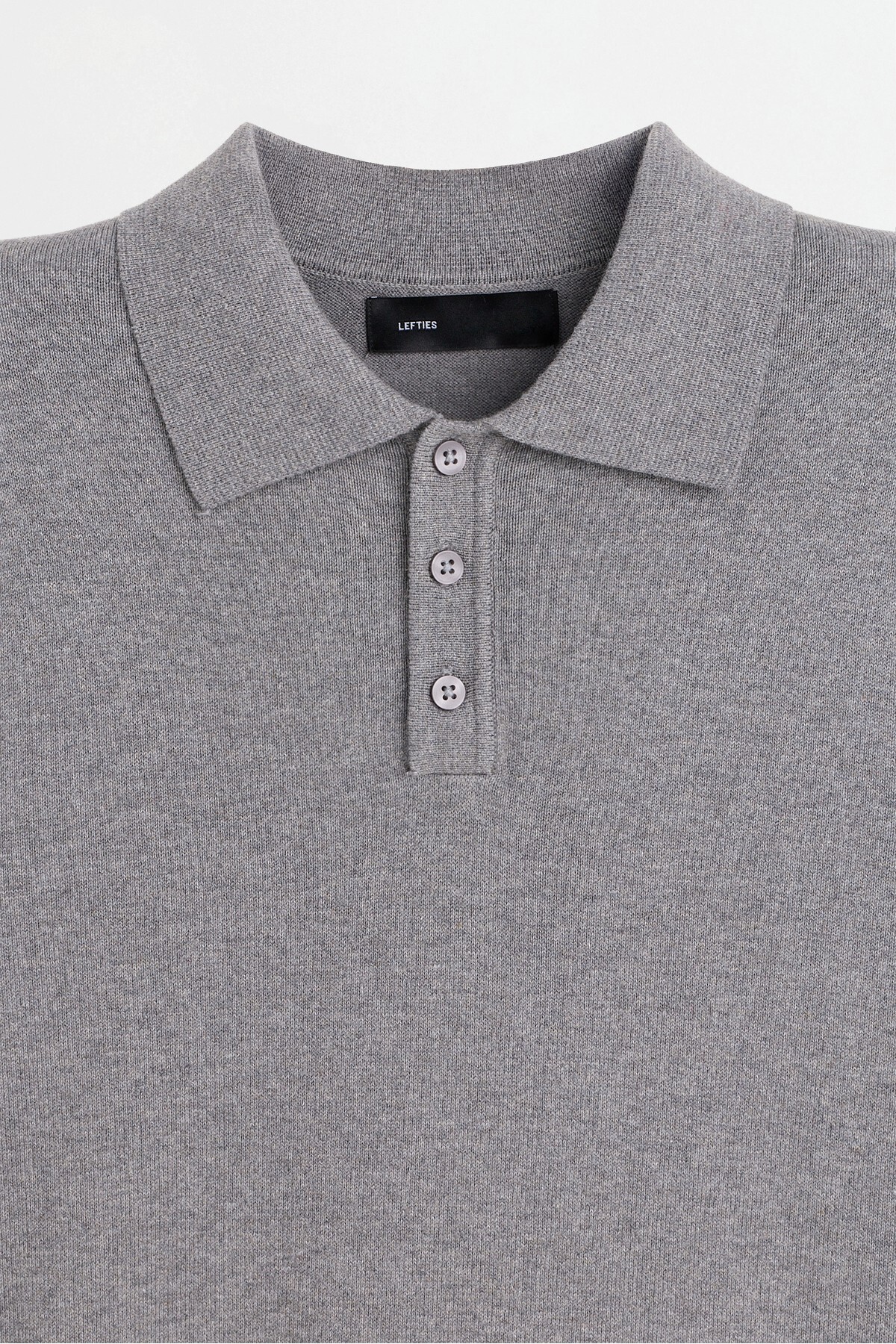 Temel polo yaka kazak — خاکستری G000C747898613 — تصویر 2 از 2