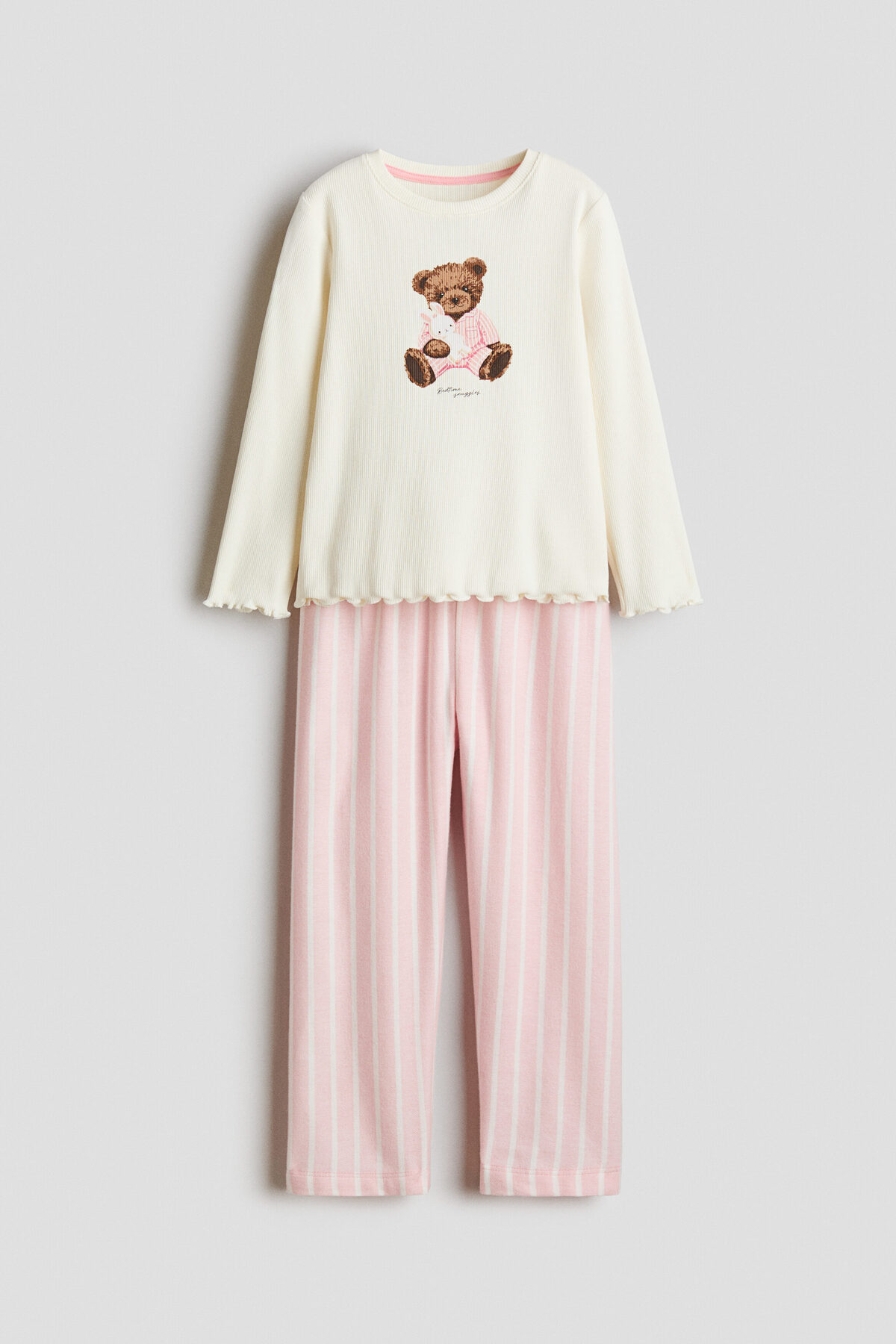 ست لباس خواب پنبه‌ای اچ اند ام ست پیژامه و لباس خواب H&M