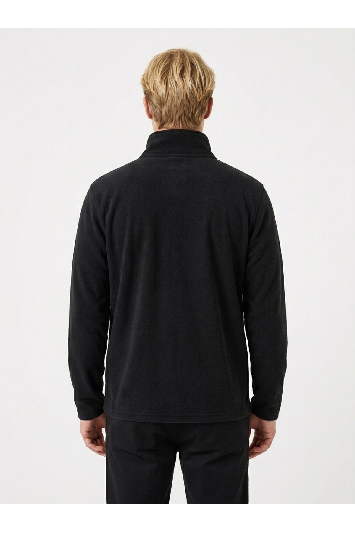 UĞURLU CLOTHING Erkek Fermuarlı 3 Cepli Polar Ceket Rahat Giyim görsel 3