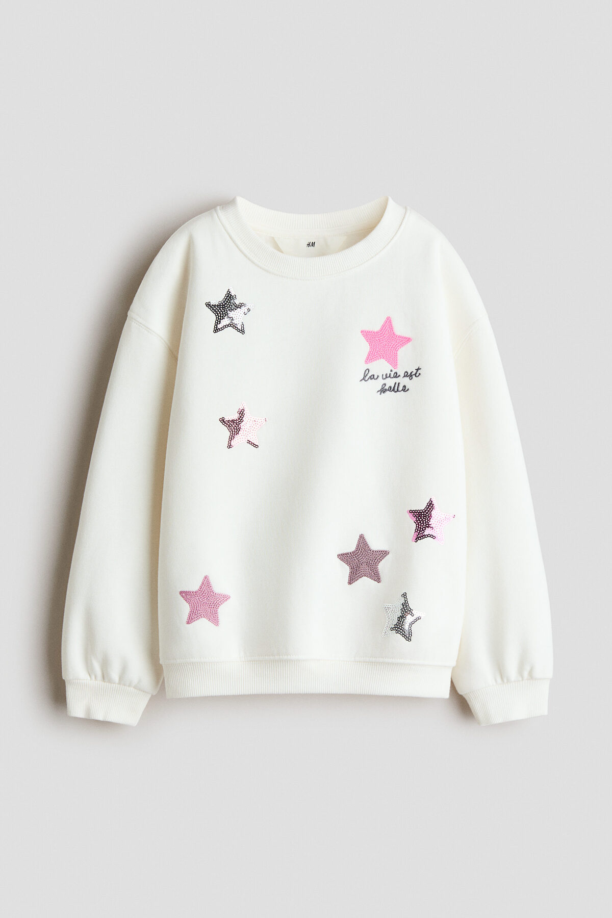 سویشرت طرح‌دار با آستر خز اچ اند ام سویشرت H&M