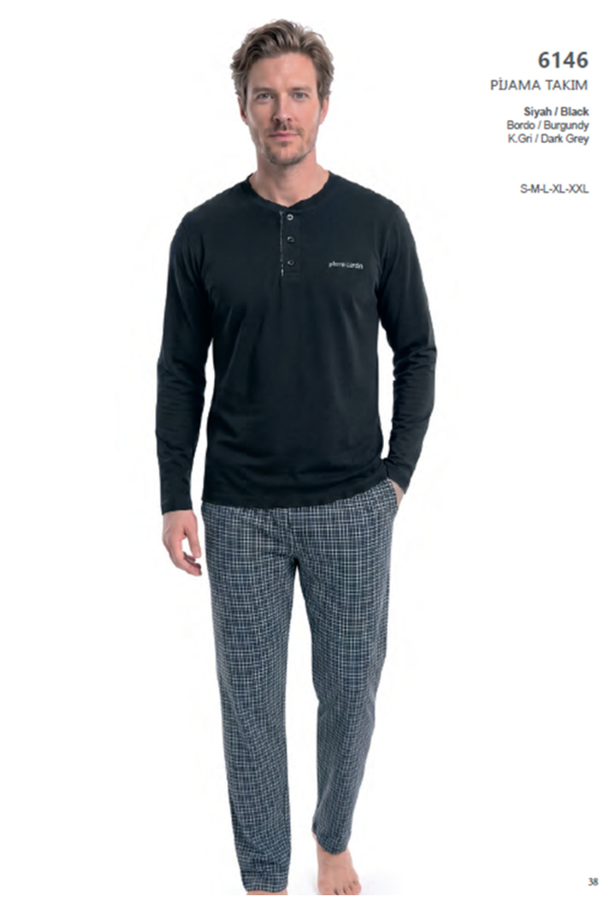 ست لباس خواب مردانه پیر کاردین ست پیژامه و لباس خواب Pierre Cardin