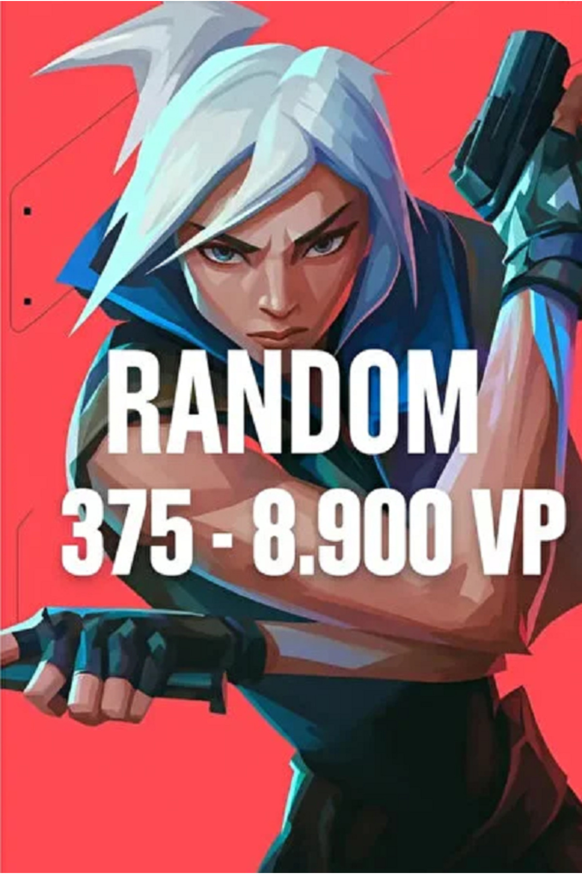 fors game Valorant 375 - 8900 VP Random