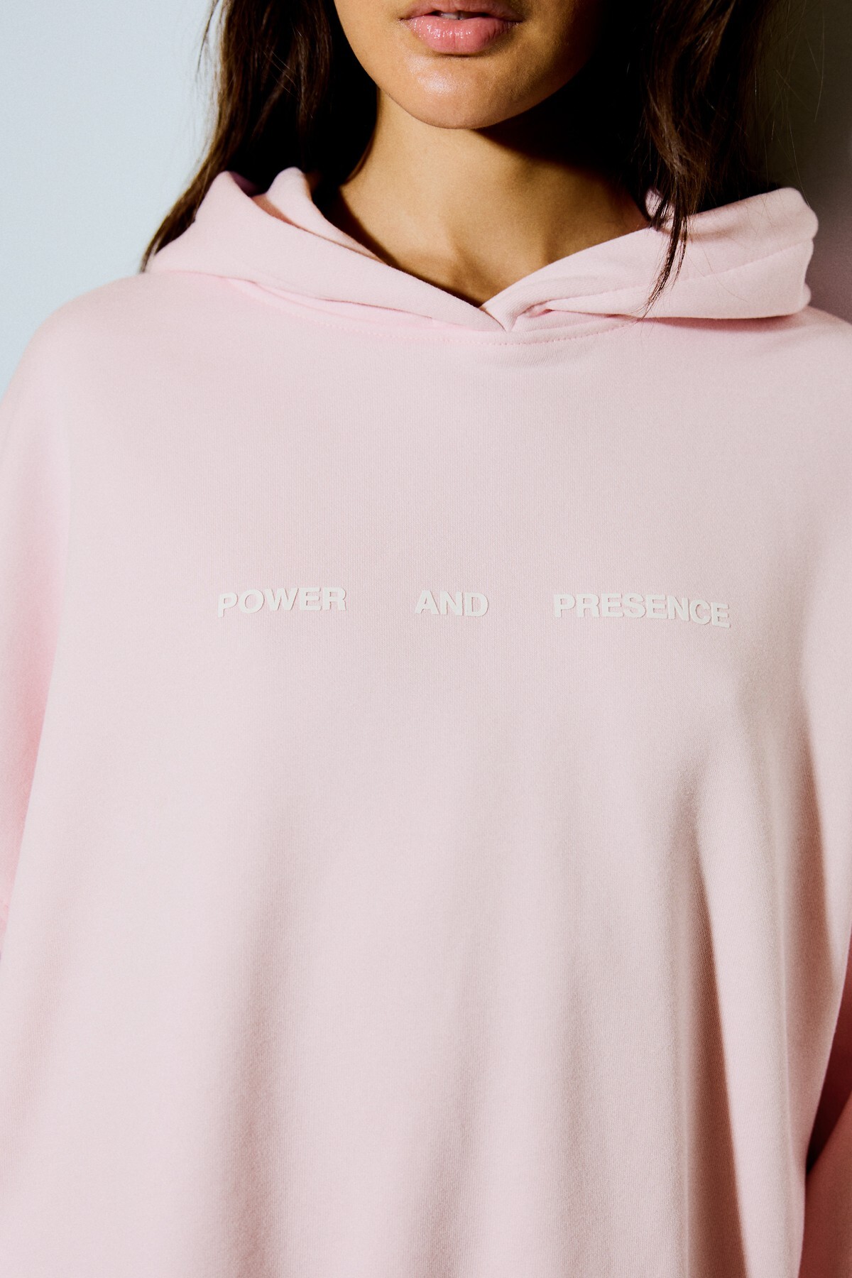 Bershka Oversize baskılı kapüşonlu sweatshirt görsel 4