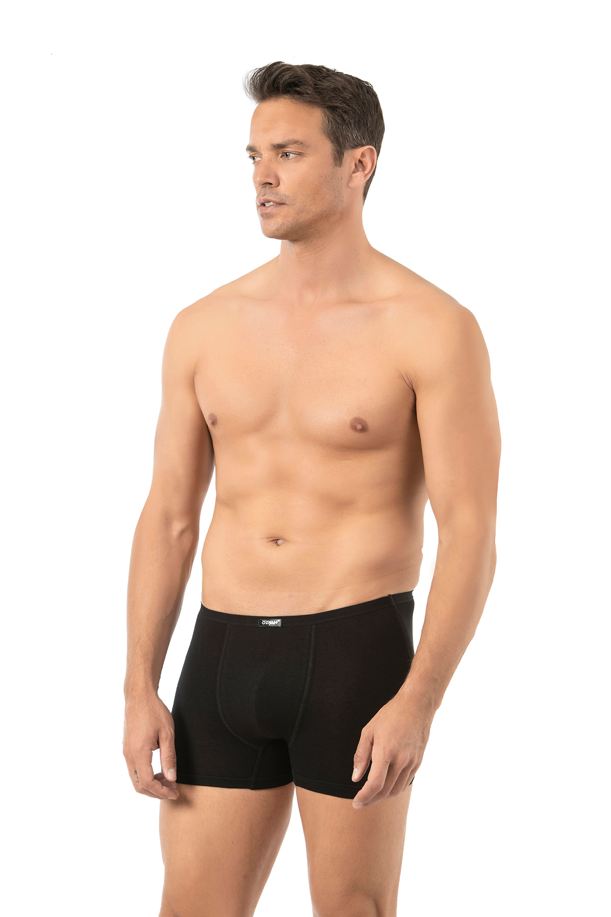 ÖZKAN underwear Özkan 11897 3'lü Paket Erkek Premium Modal Kumaş Pamuklu Esnek Rahat Boxer Şort görsel 4