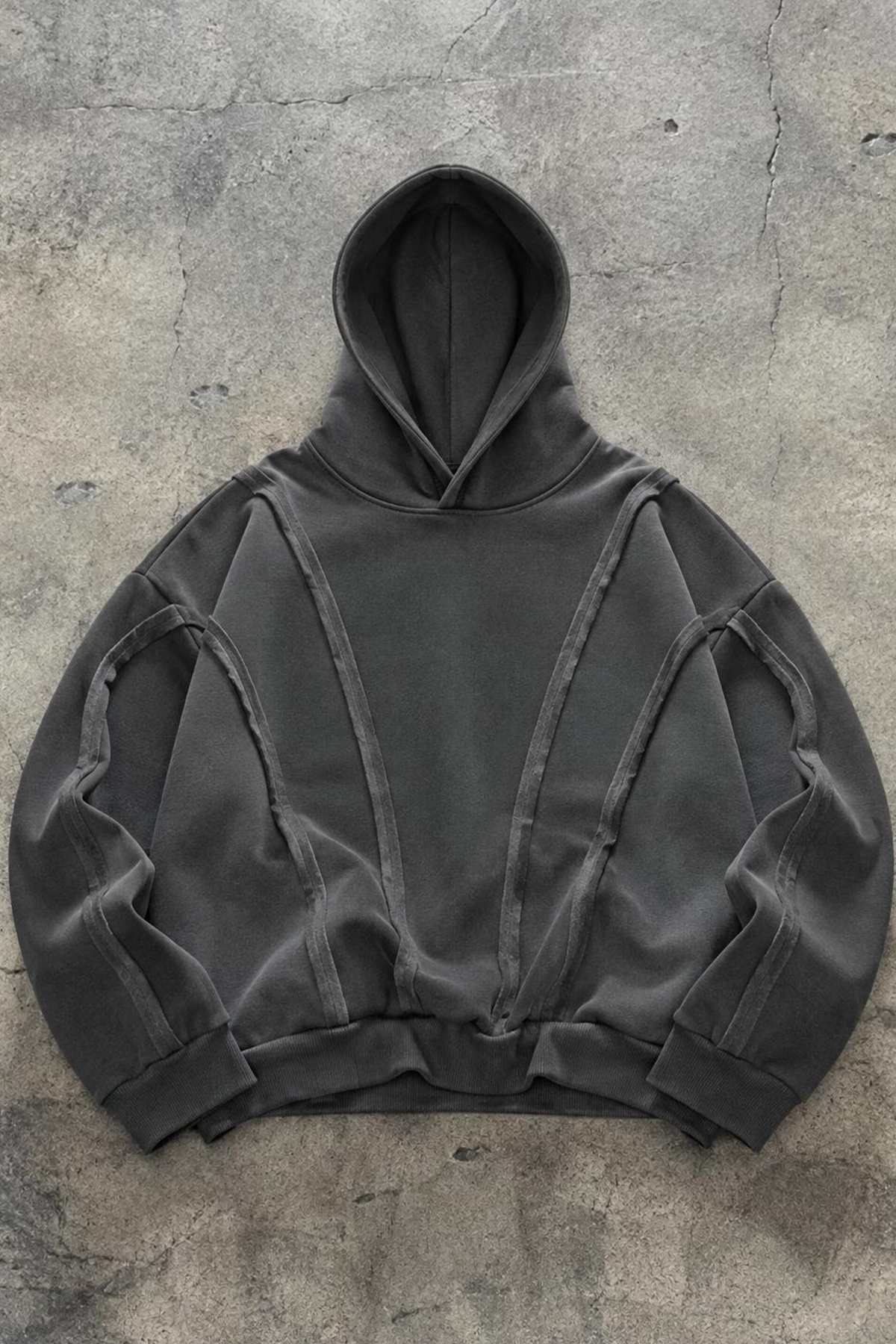 Kavisli Oversize Sweatshirt