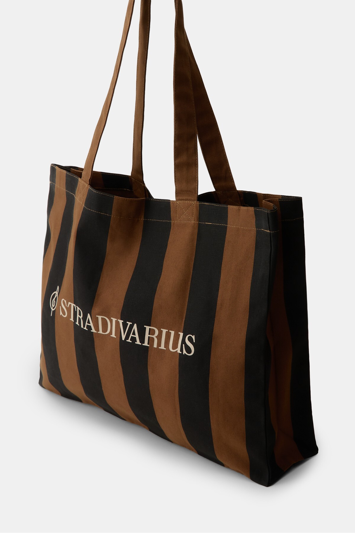 Stradivarius Çizgili It Bag görsel 3