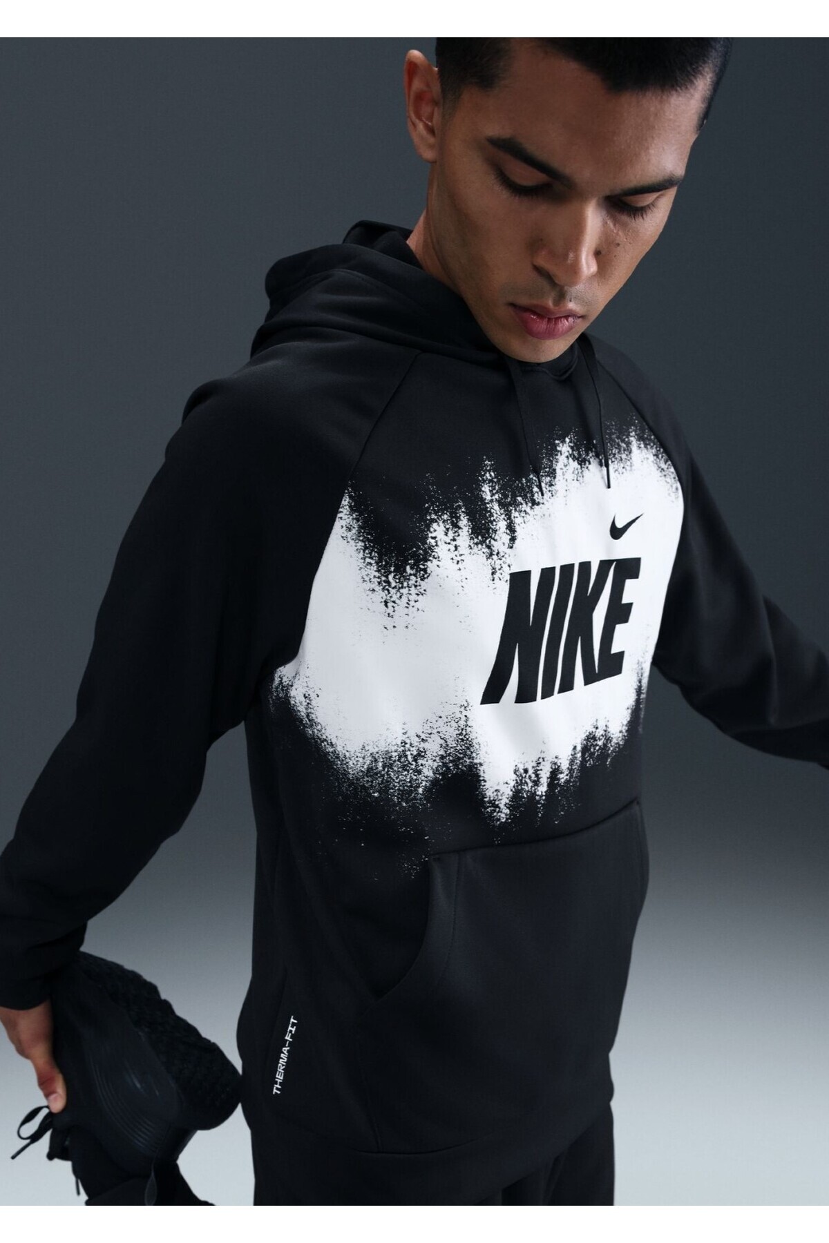 سویشرت مردانه مشکی Therma-FIT Fleece Po Hoodie نایکی سویشرت اسپرت Nike